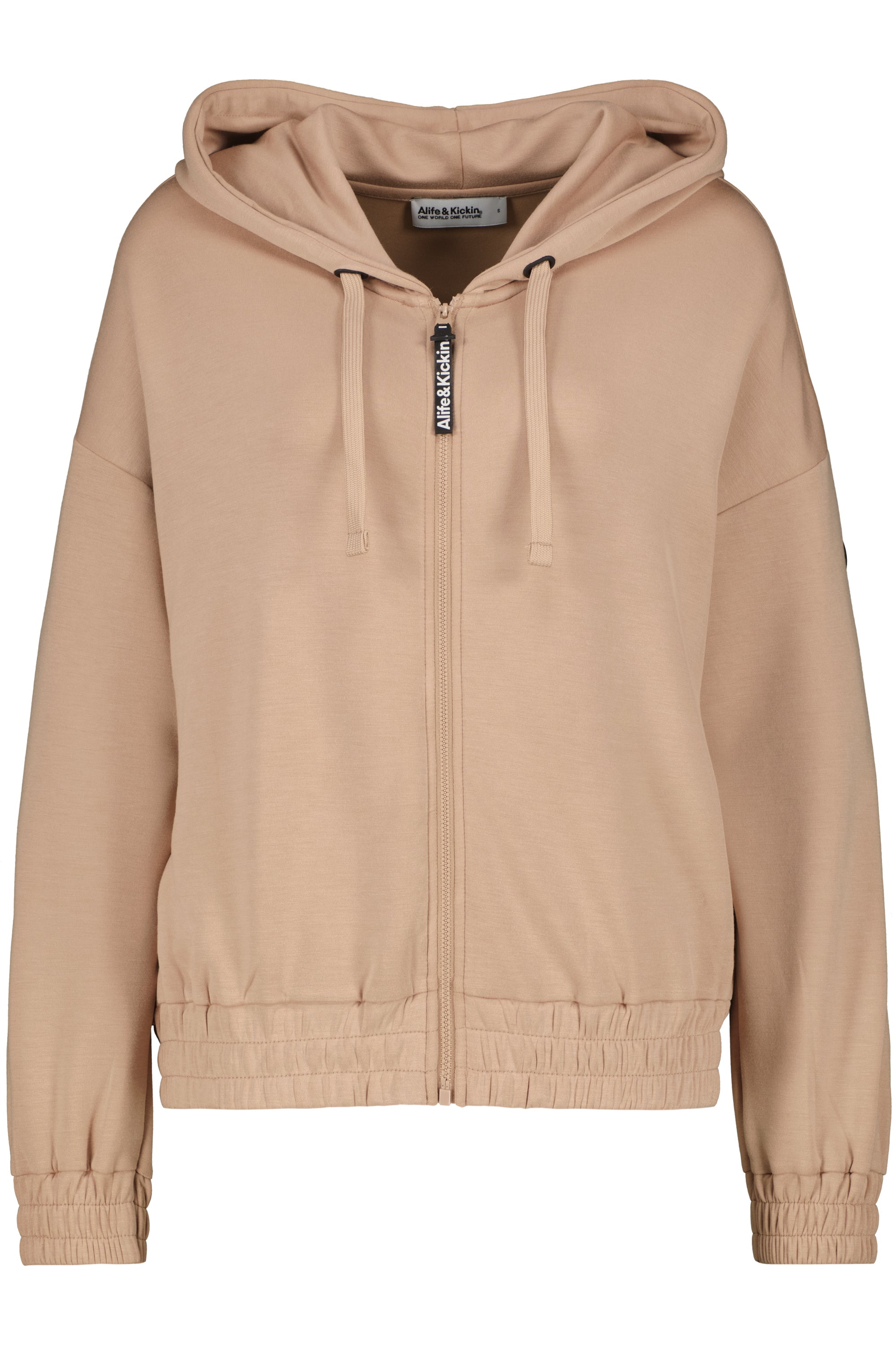 JanneAK T Supersoft Hooded Sweat Jacket Beige