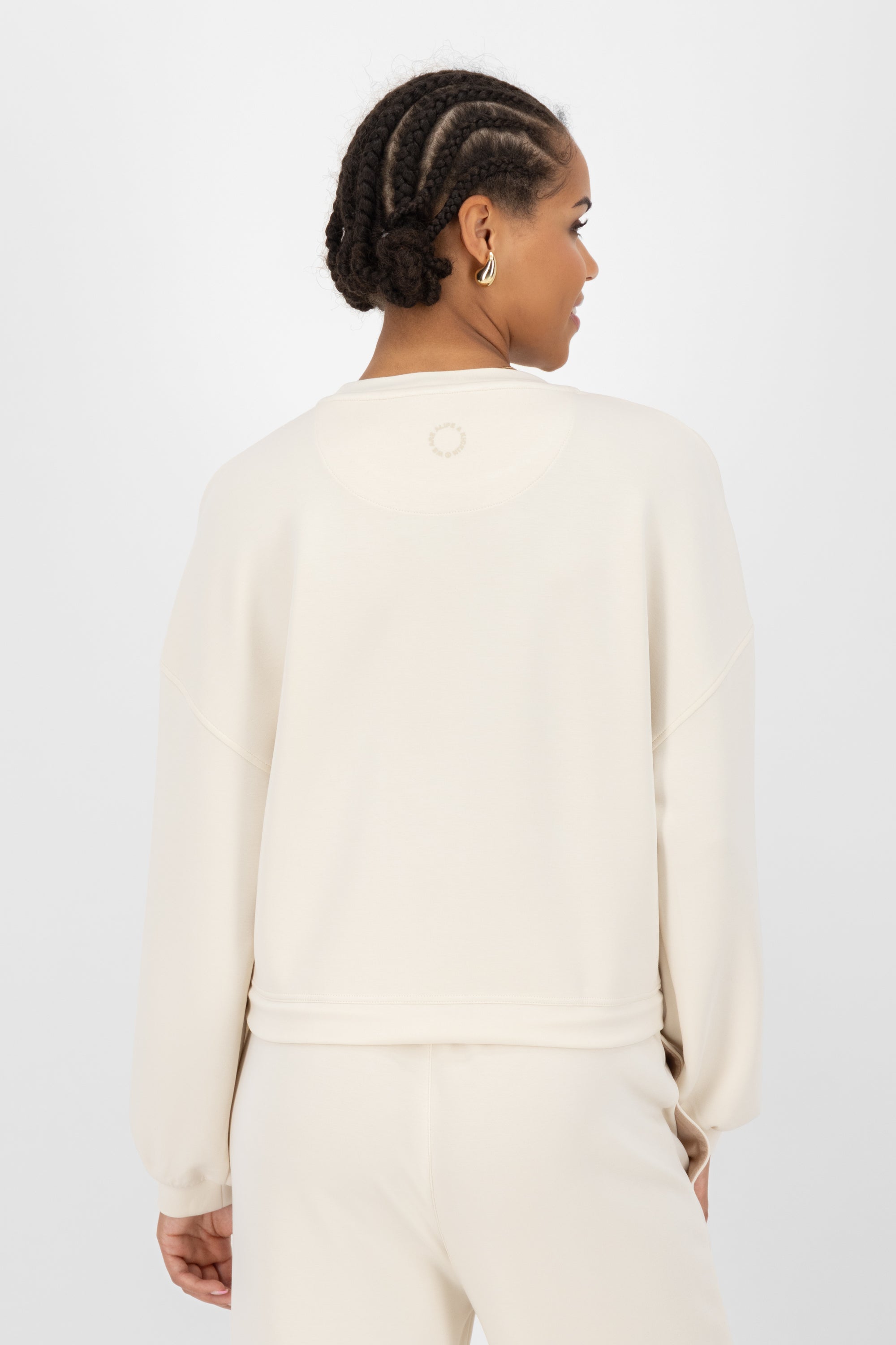 MeredithAK N Neopren Sweatshirt Beige