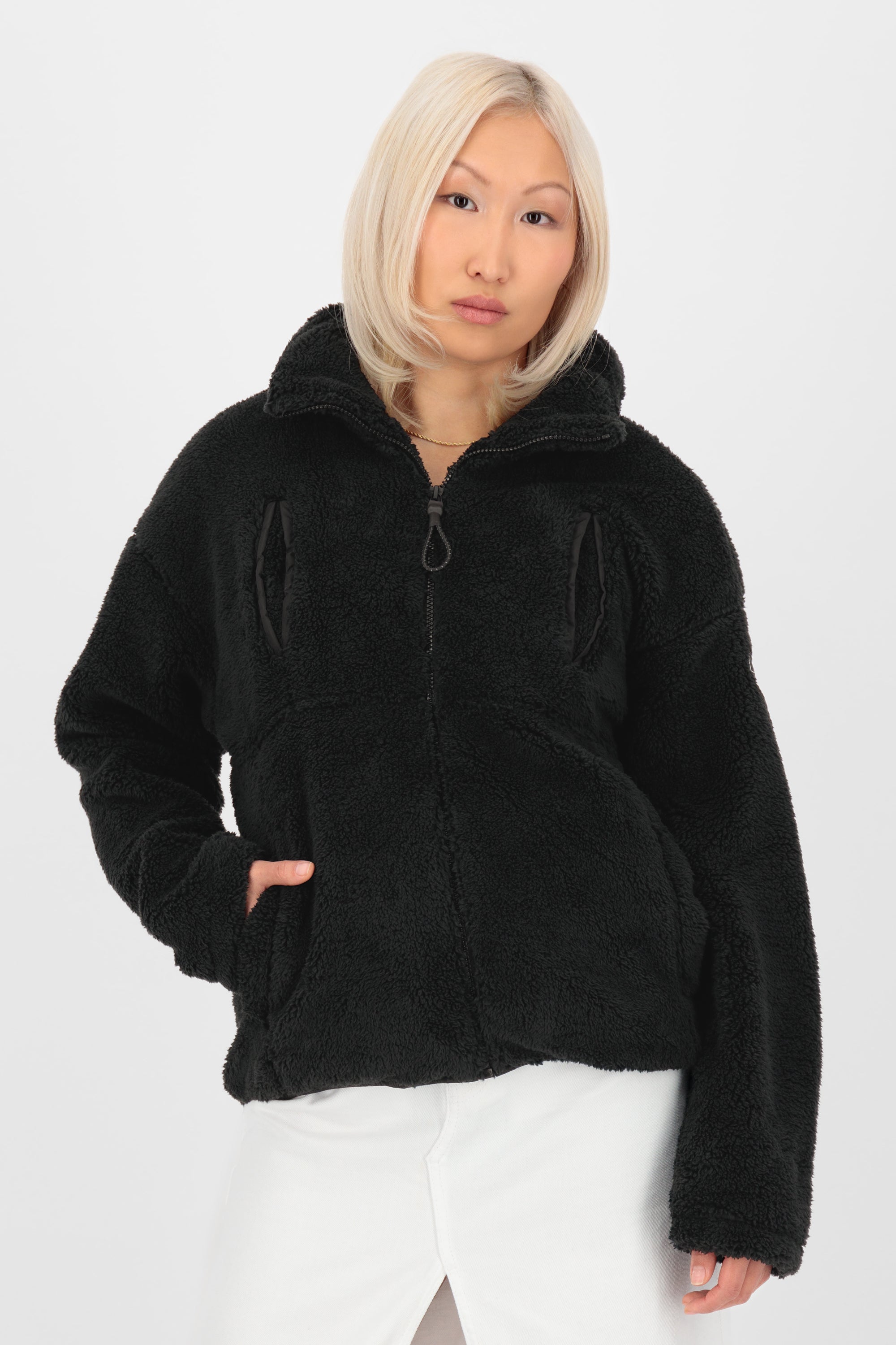 LiobaAK G Teddy Sweat Jacket  Schwarz