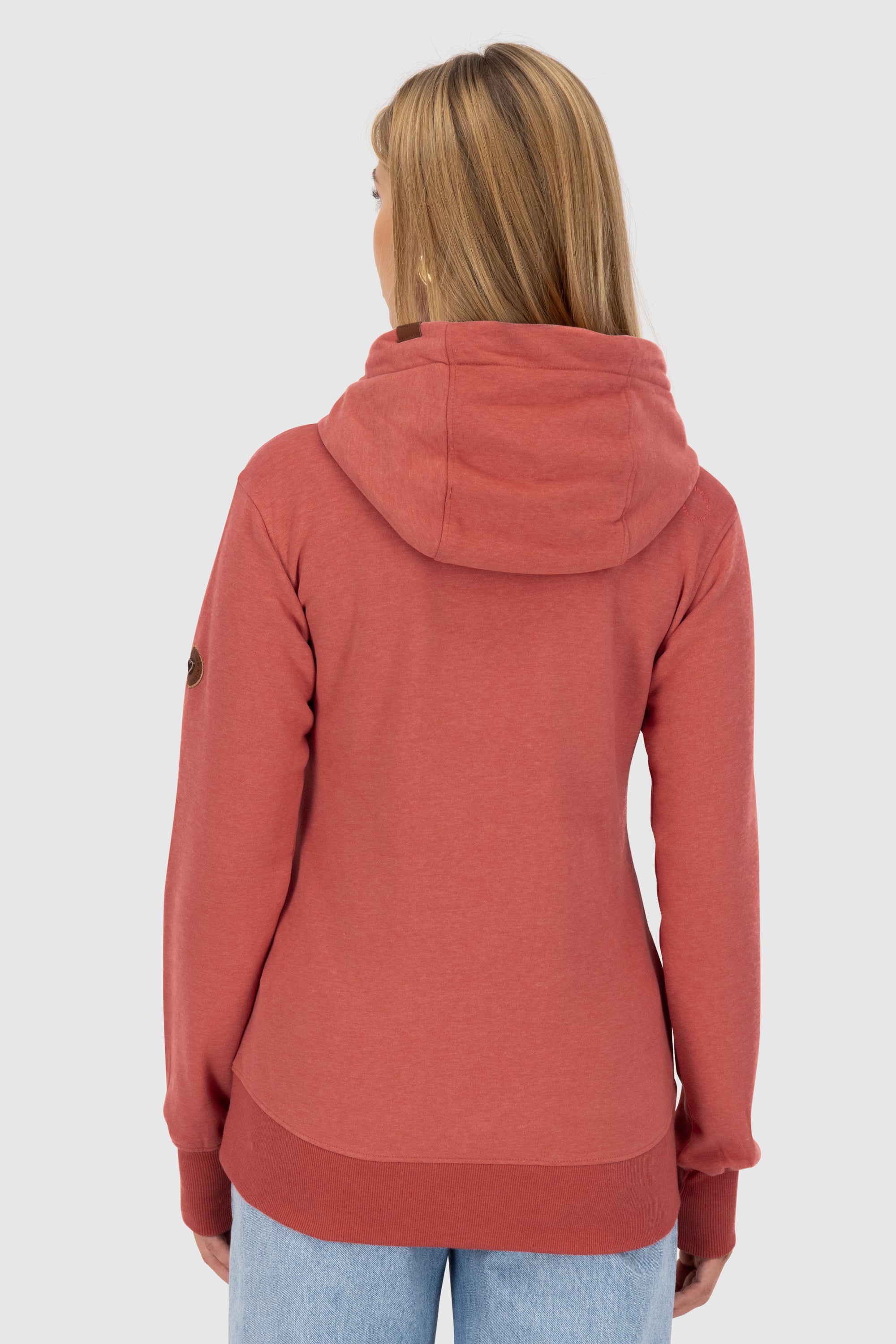 SarahAK A Hoodie Damen mit Kapuze Rot