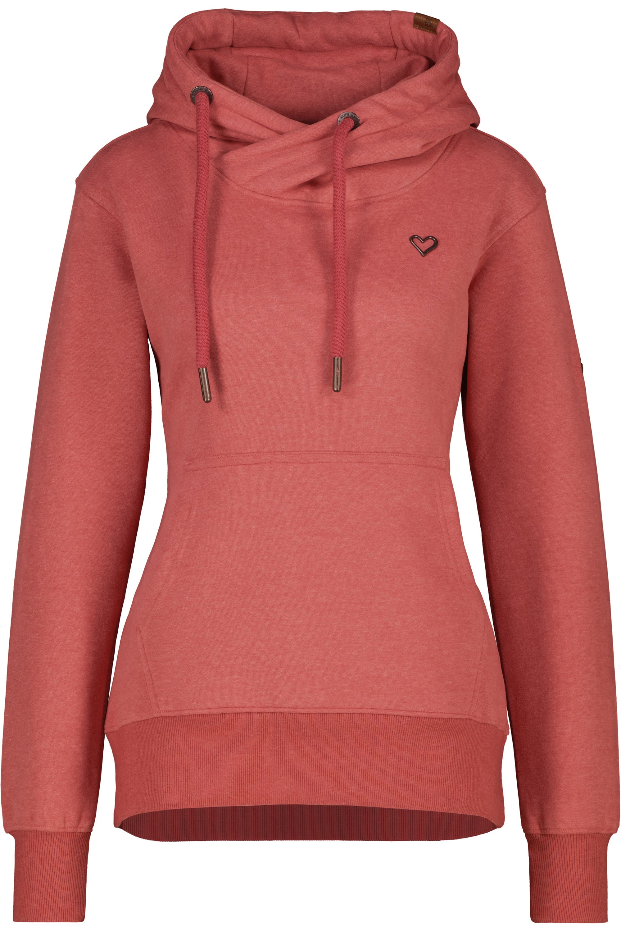 SarahAK A Hoodie Damen mit Kapuze Rot