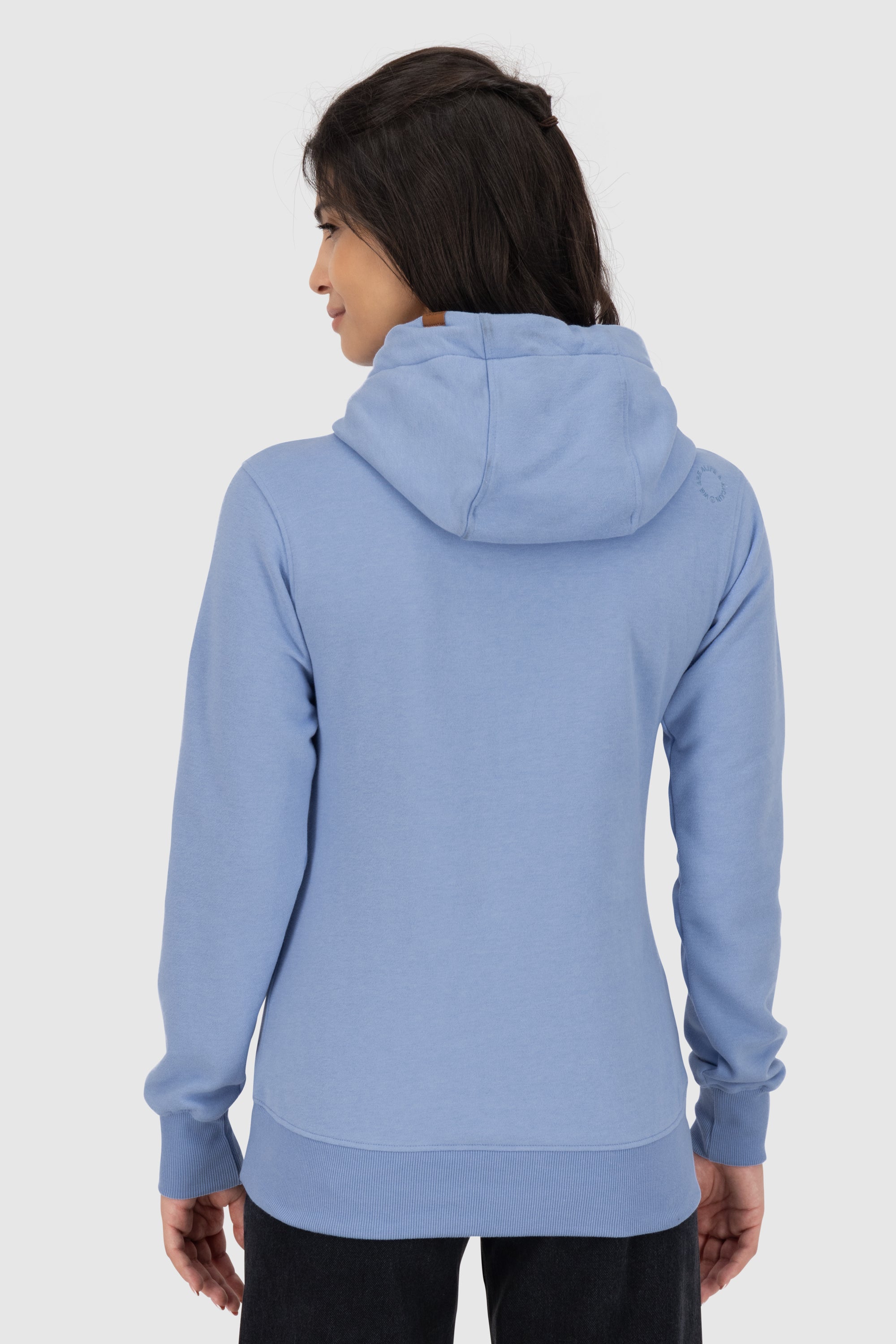 SarahAK A Hoodie Damen mit Kapuze Blau