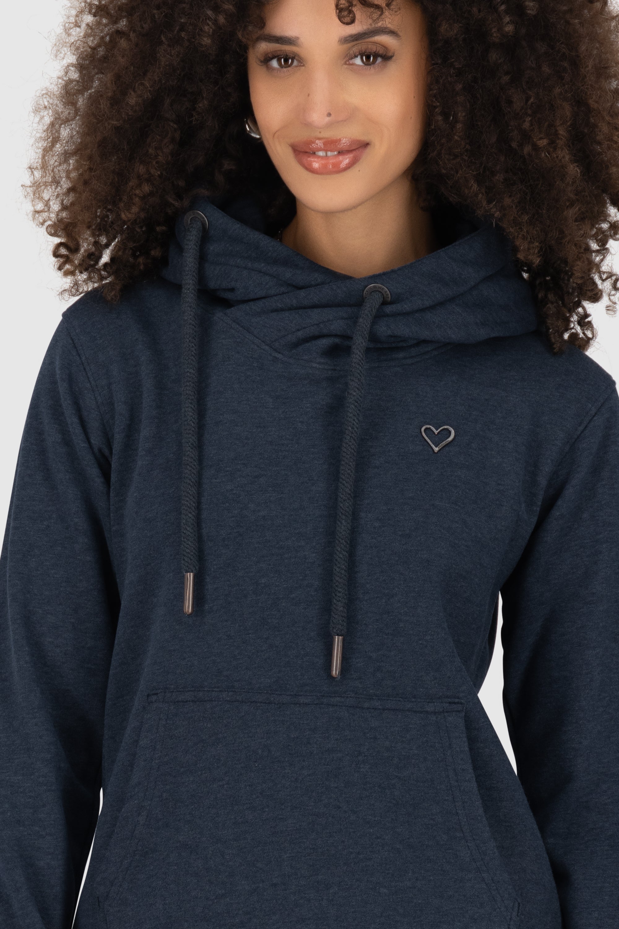 SarahAK A Hoodie Damen mit Kapuze Dunkelblau