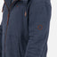 TrasherAK A Sweatjacke Herren mit Kapuze Dunkelblau