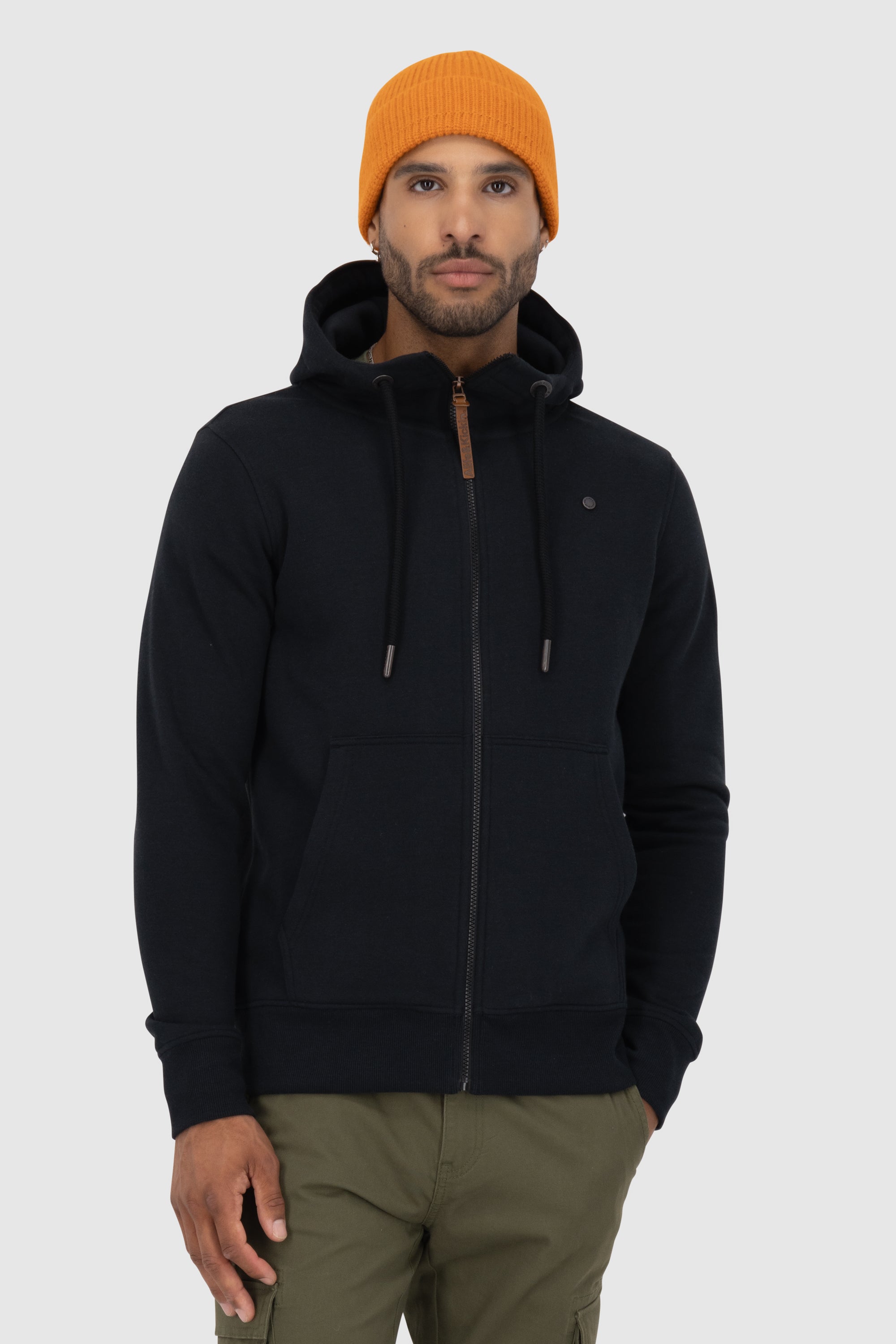 TrasherAK A Hooded Sweat Jacket Schwarz