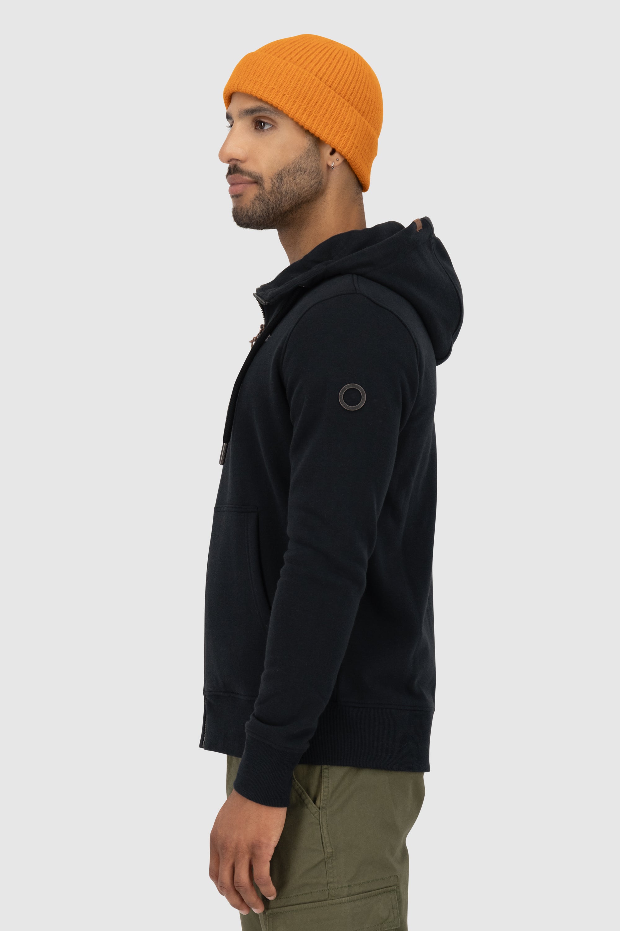 TrasherAK A Hooded Sweat Jacket Schwarz