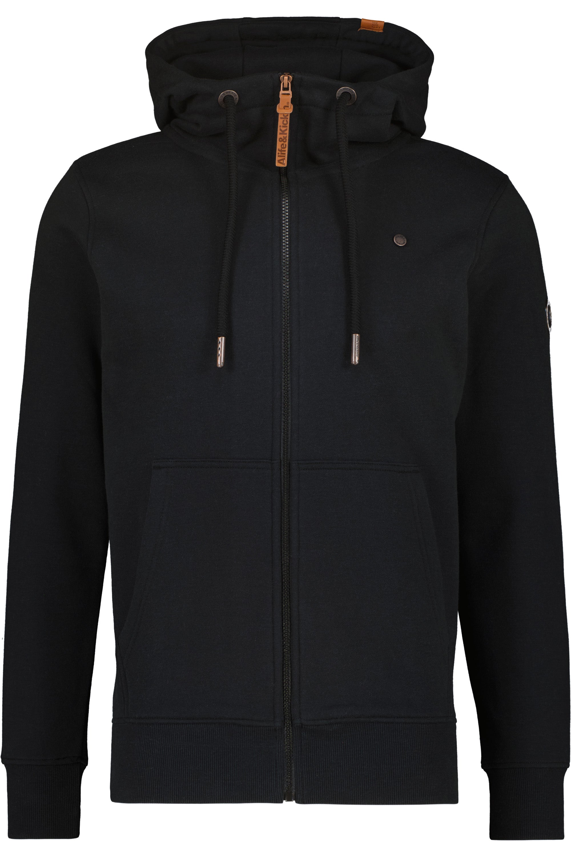 TrasherAK A Hooded Sweat Jacket Schwarz