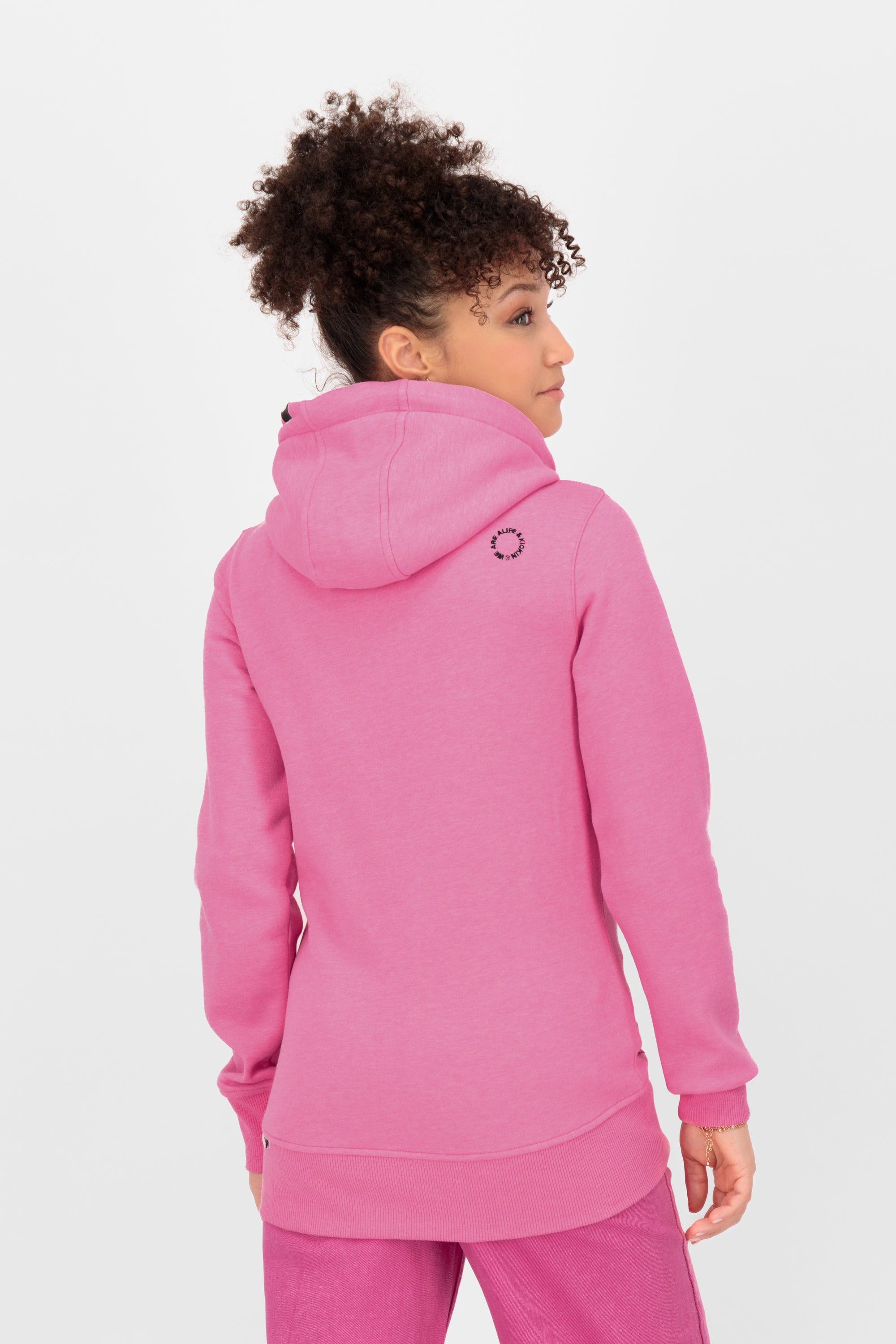 YasminAK A Hooded Sweat Jacket  Pink