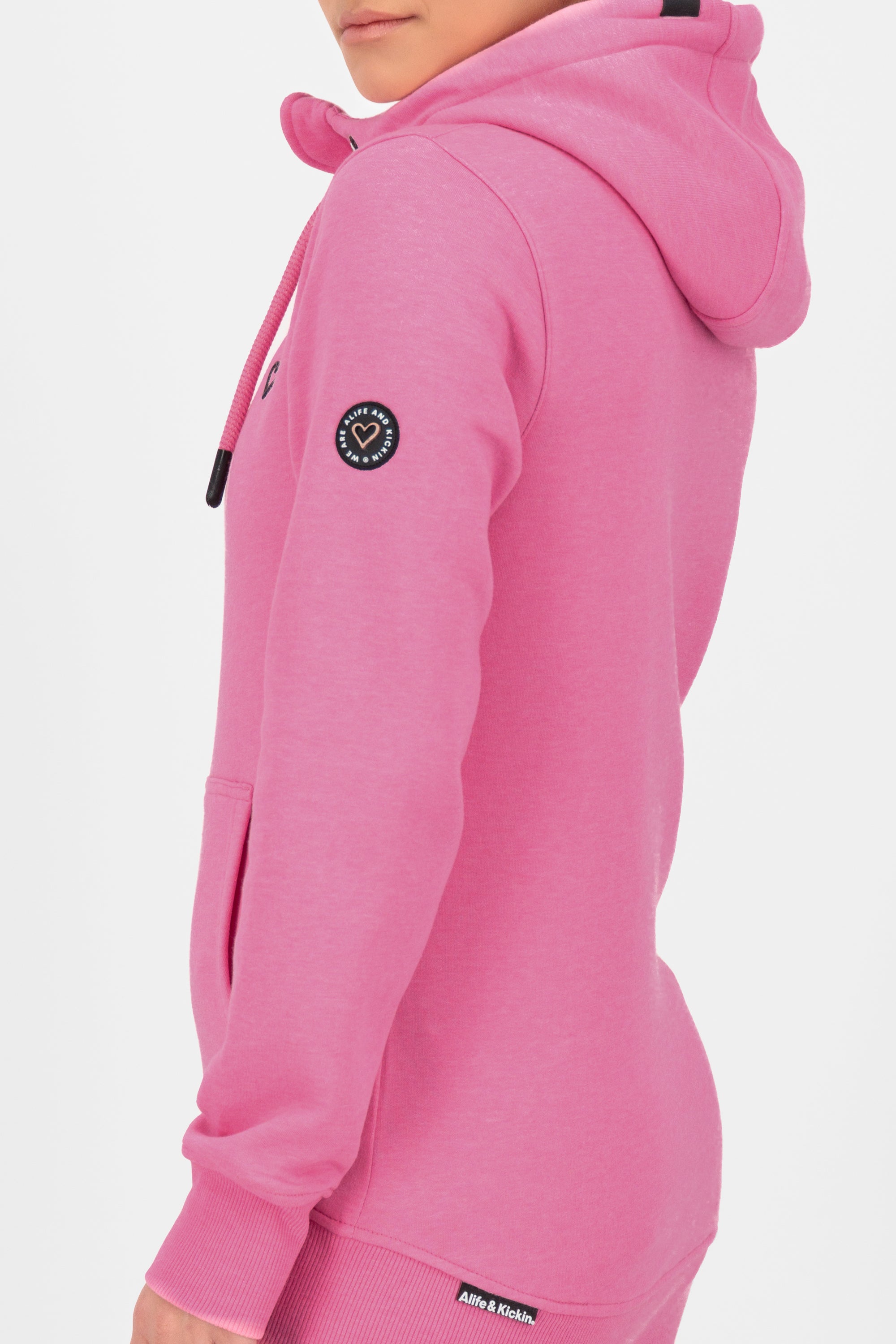 YasminAK A Hooded Sweat Jacket  Pink