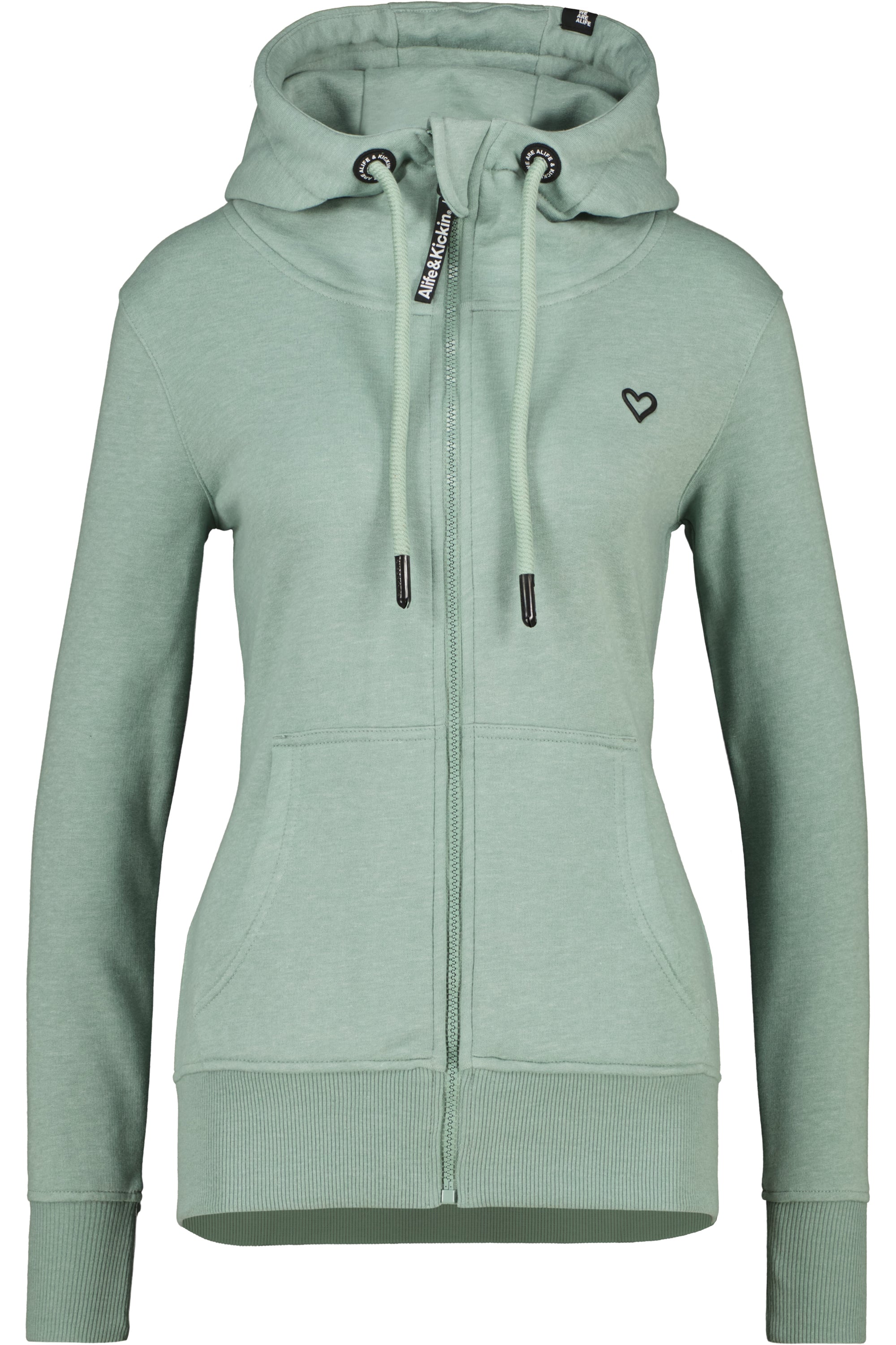 YasminAK A Hooded Sweat Jacket  Dunkelgrün