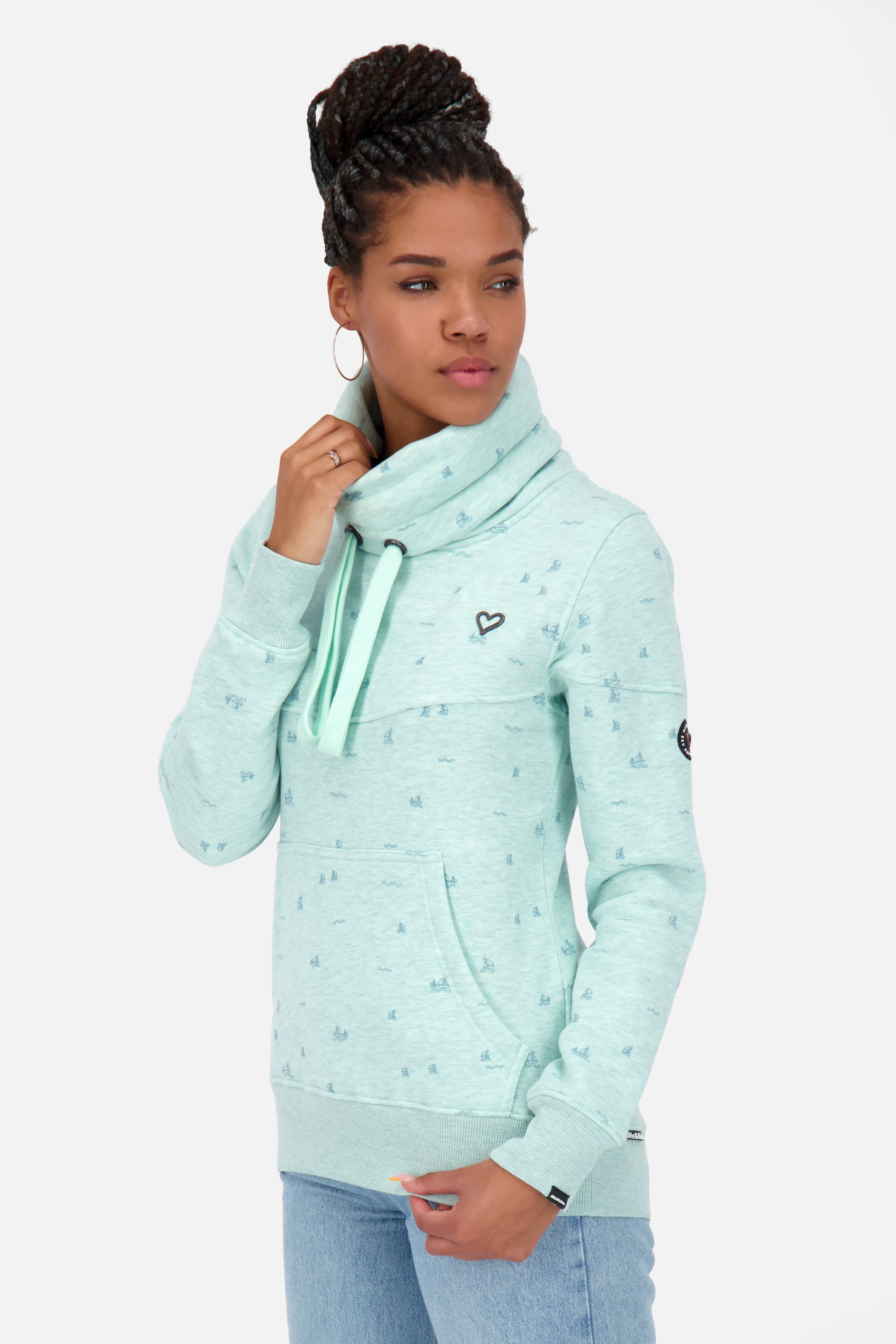 Pullover Damen SunshineAK B mit stylischem Design Grün