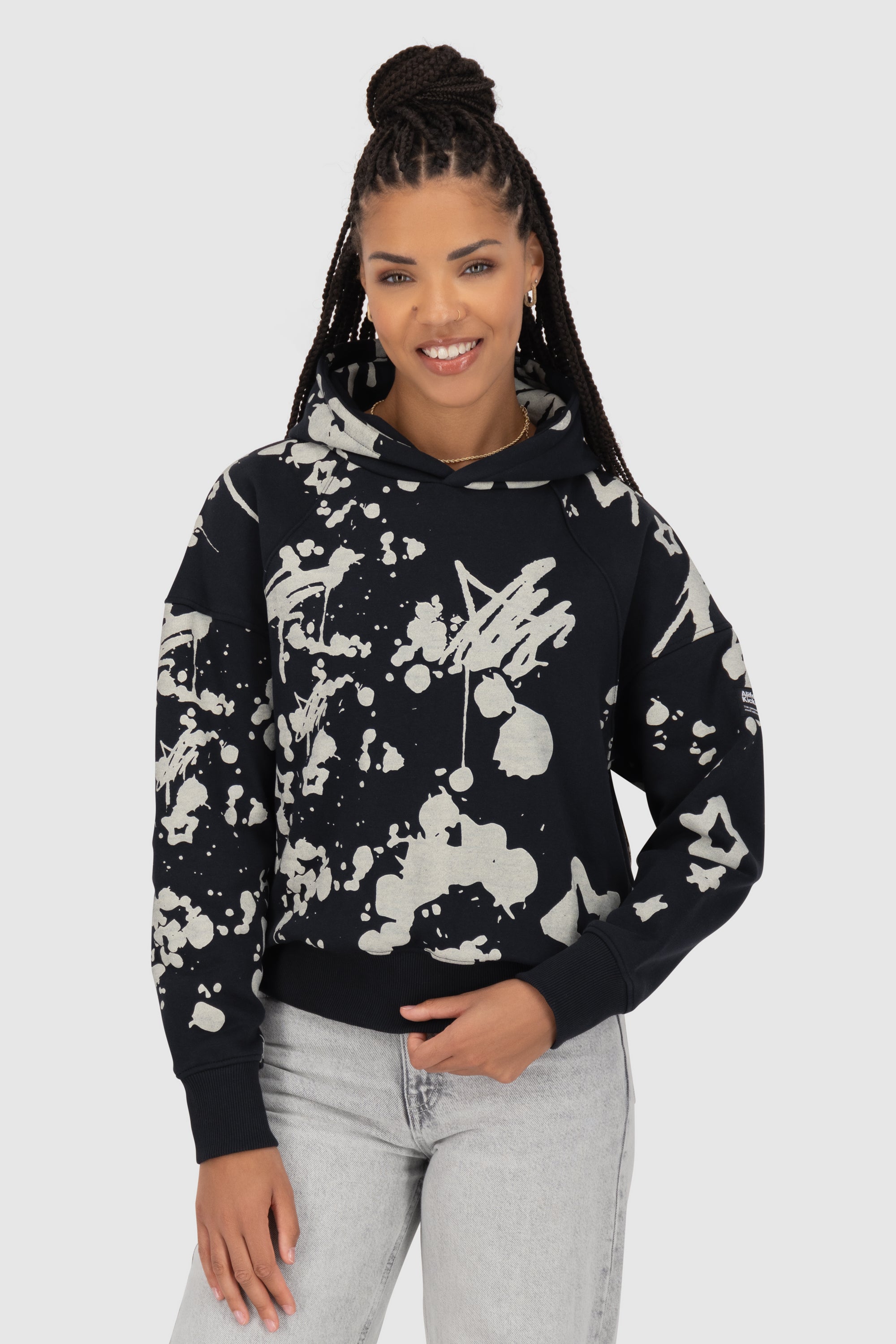 JessyAK B Hoodie Schwarz