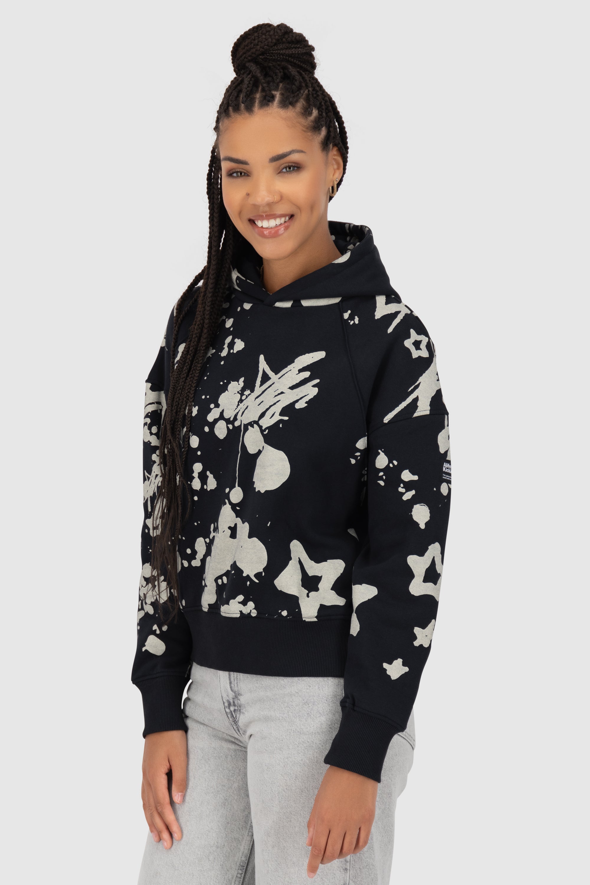 JessyAK B Hoodie Schwarz