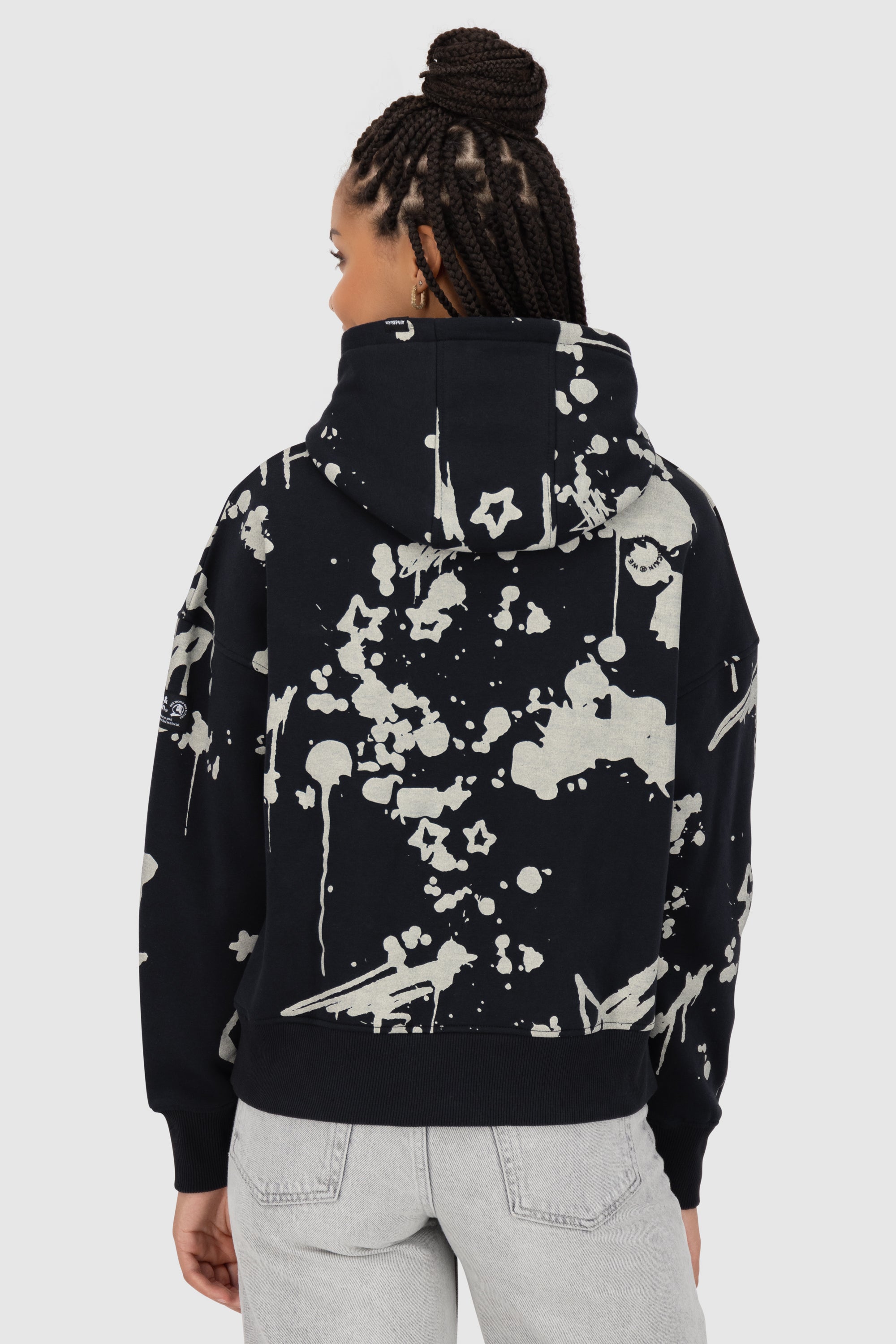 JessyAK B Hoodie Schwarz