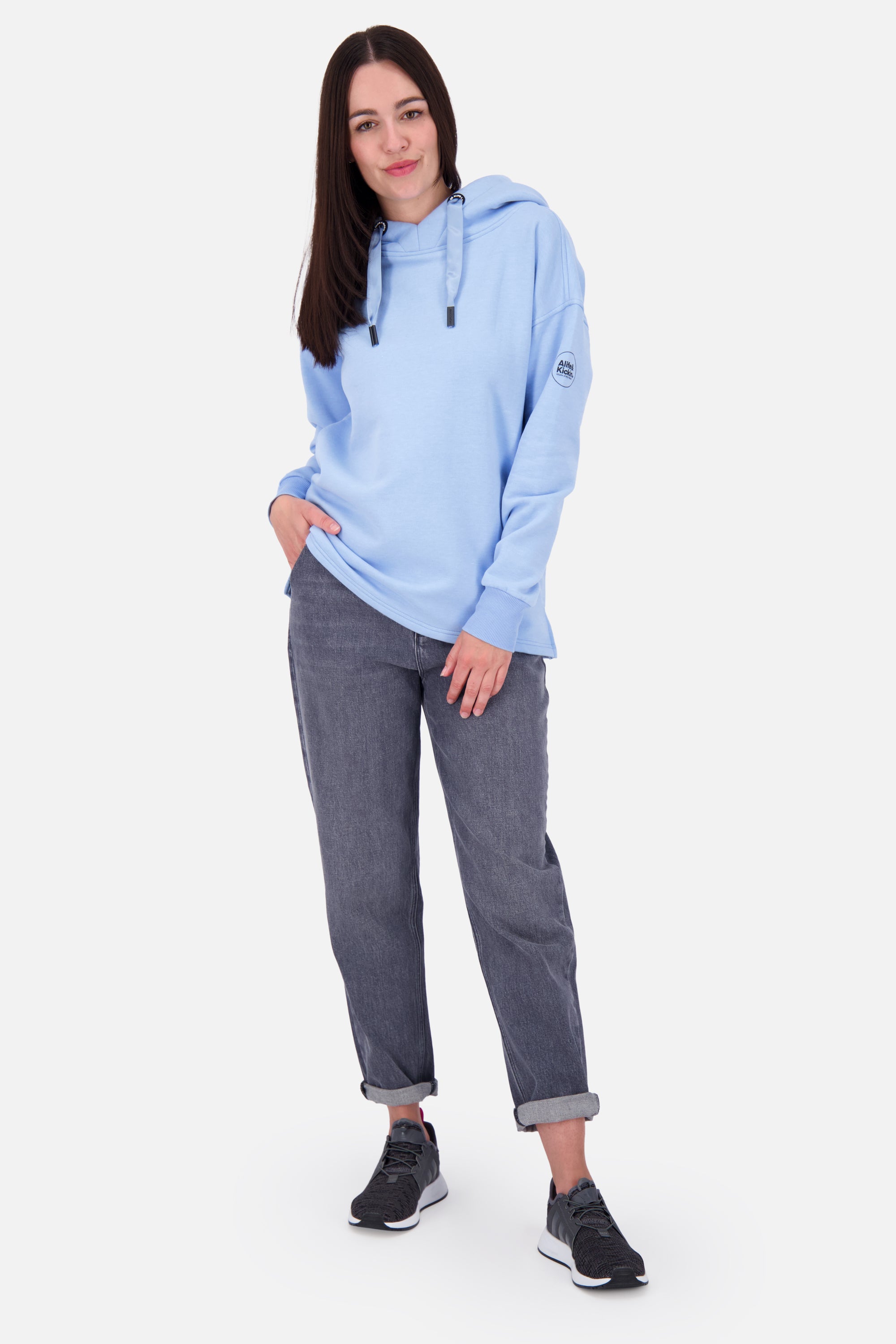 JessicaAK A Hoodie Damen Hellblau