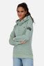 Kapuzenpullover Damen SarinaAK Z im Streifendesign alpine frost melange