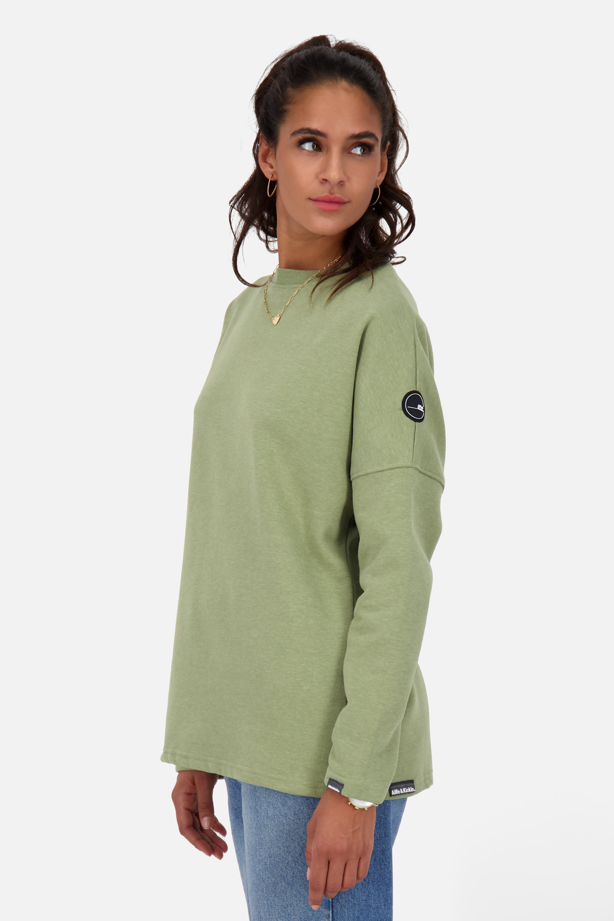 Crewneck Pullover Damen DeniseAK A Grün