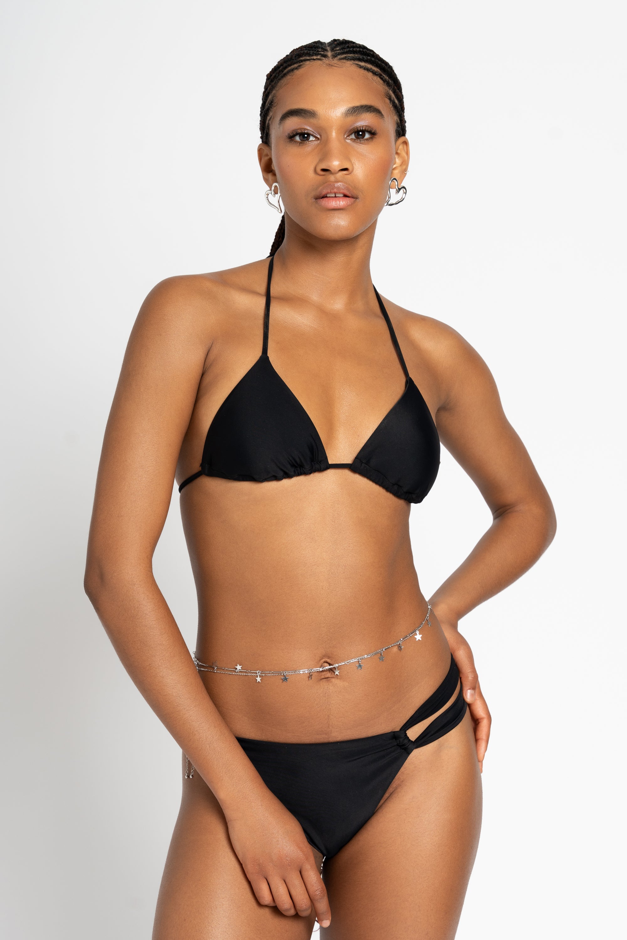 LilyAK A Bikini Top Schwarz