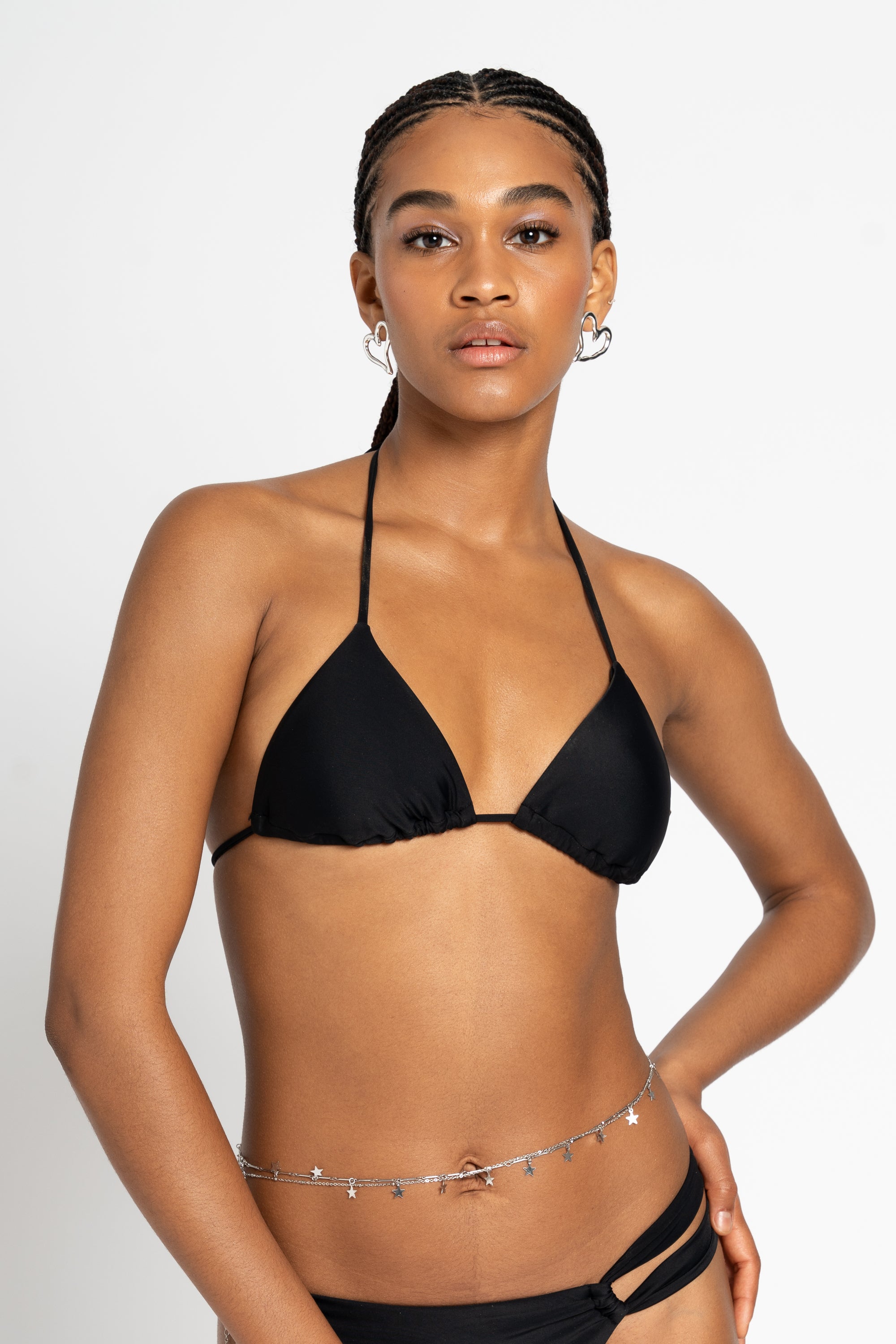 LilyAK A Bikini Top Schwarz