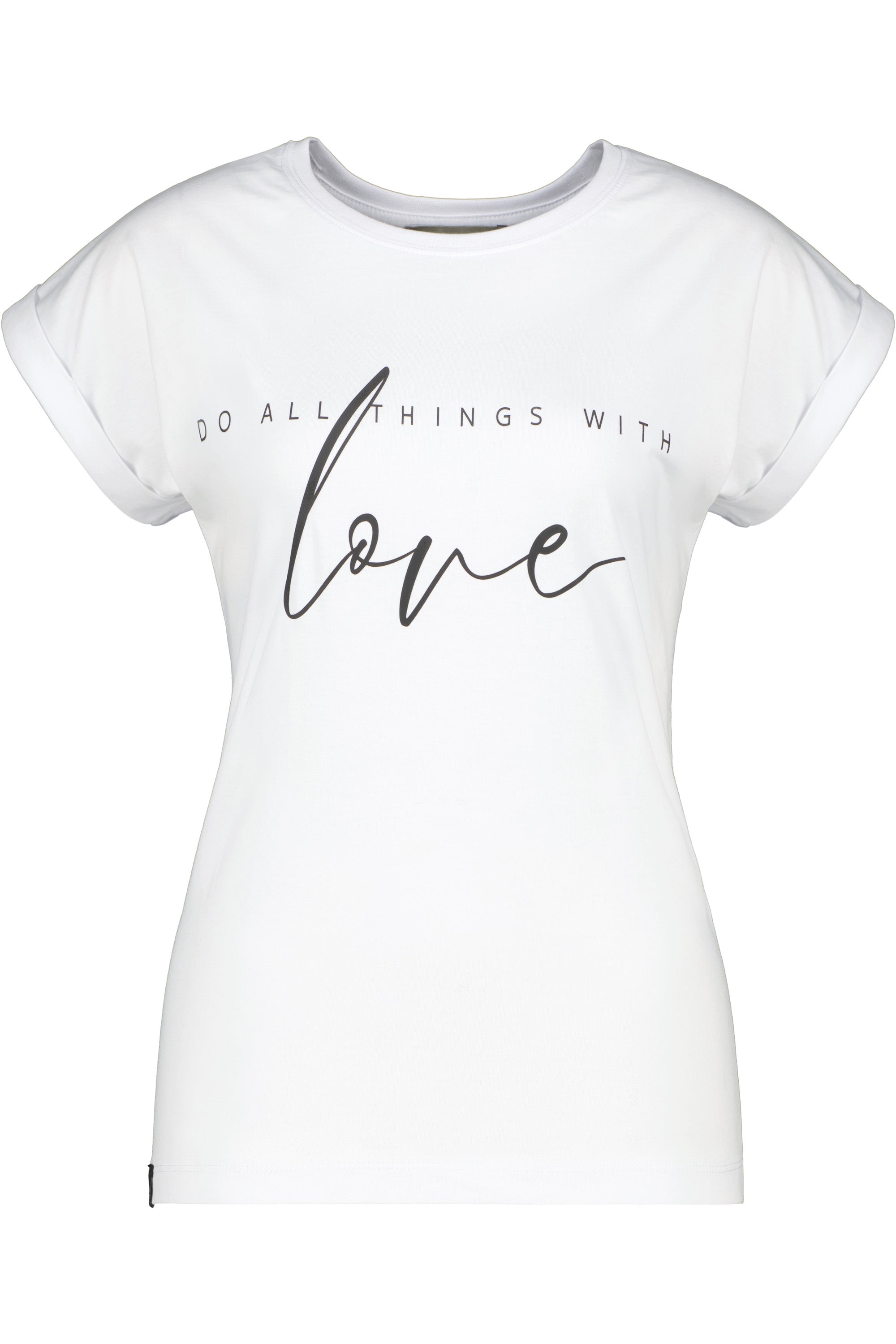 DineAK Shirt Do things with love Weiß