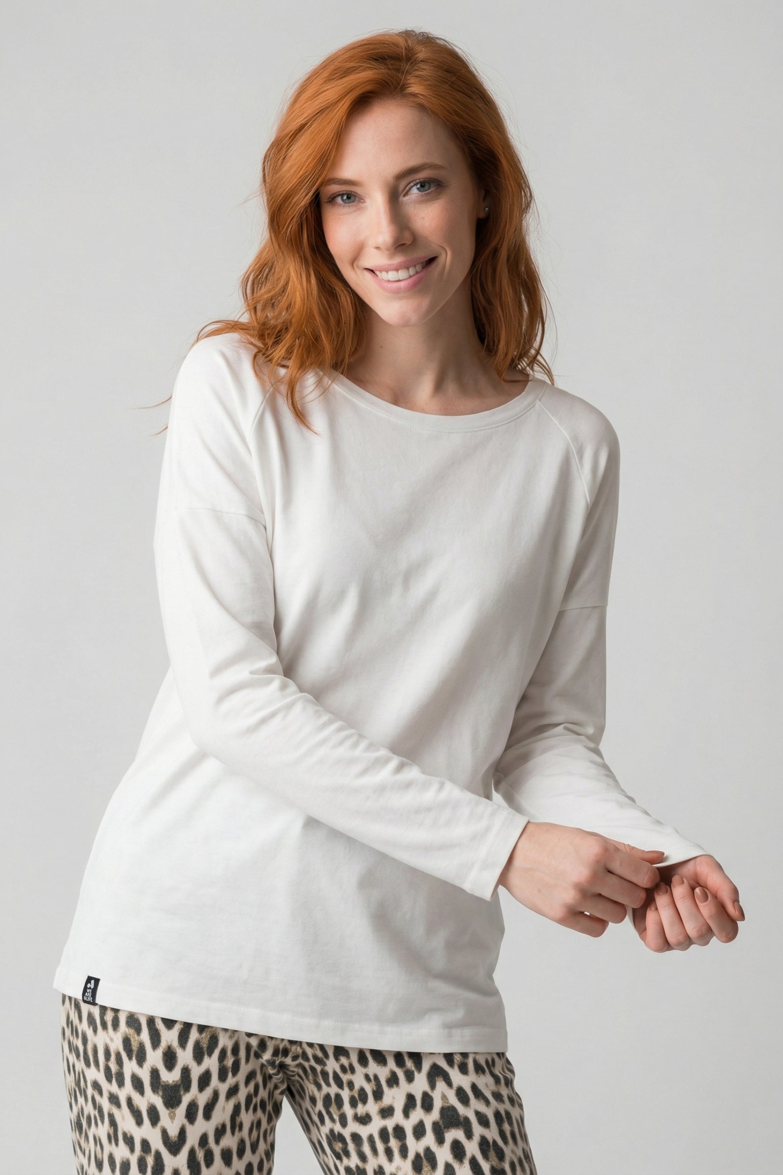 GaiaAK A Longsleeve Weiß