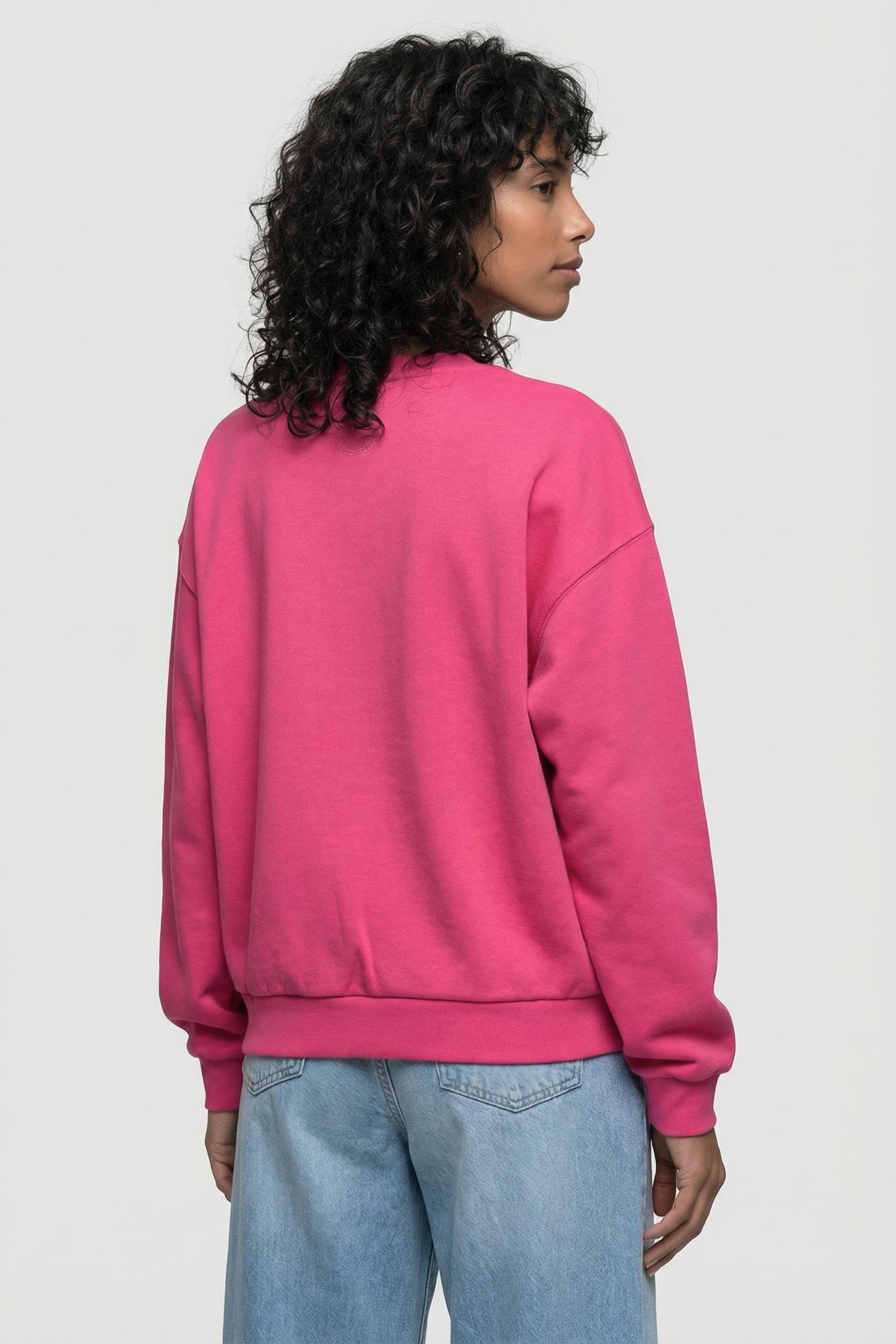 ThyraAK P Oversize Sweatshirt Alife Lettering Pink