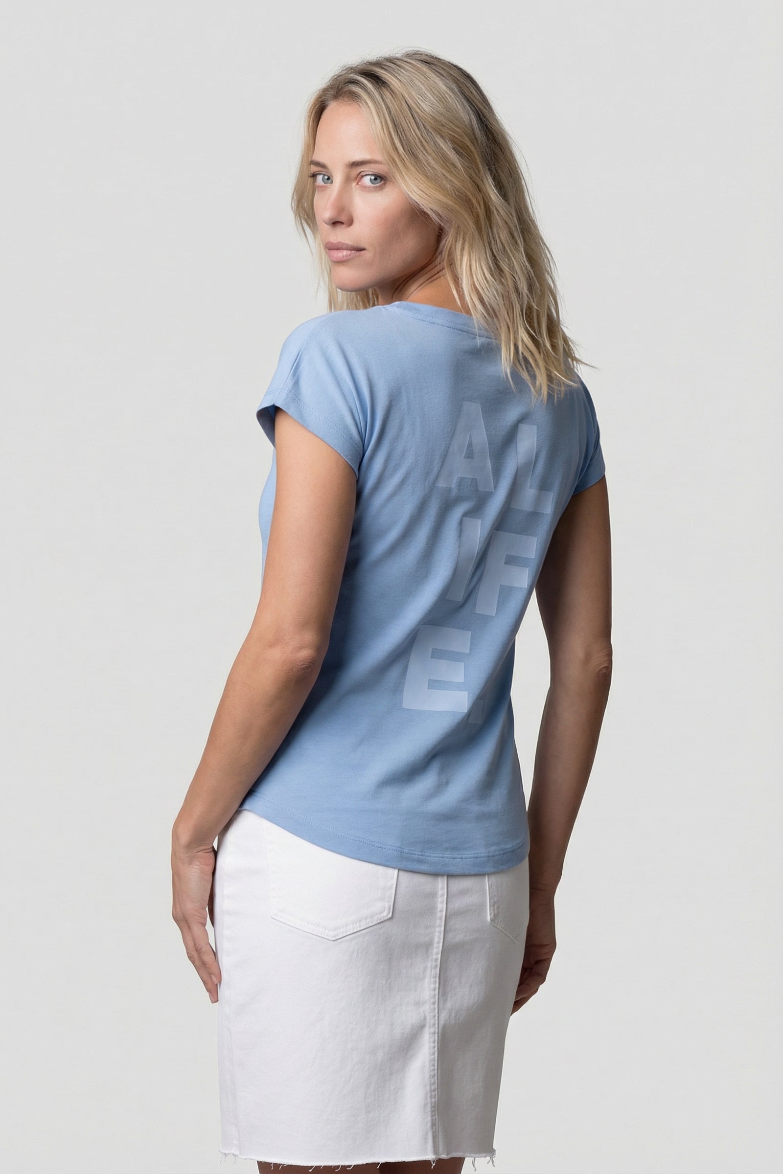 EiraAK P Shirt Block Hellblau