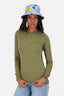 Langarmshirt Damen LeonieAK A sea kelp melange