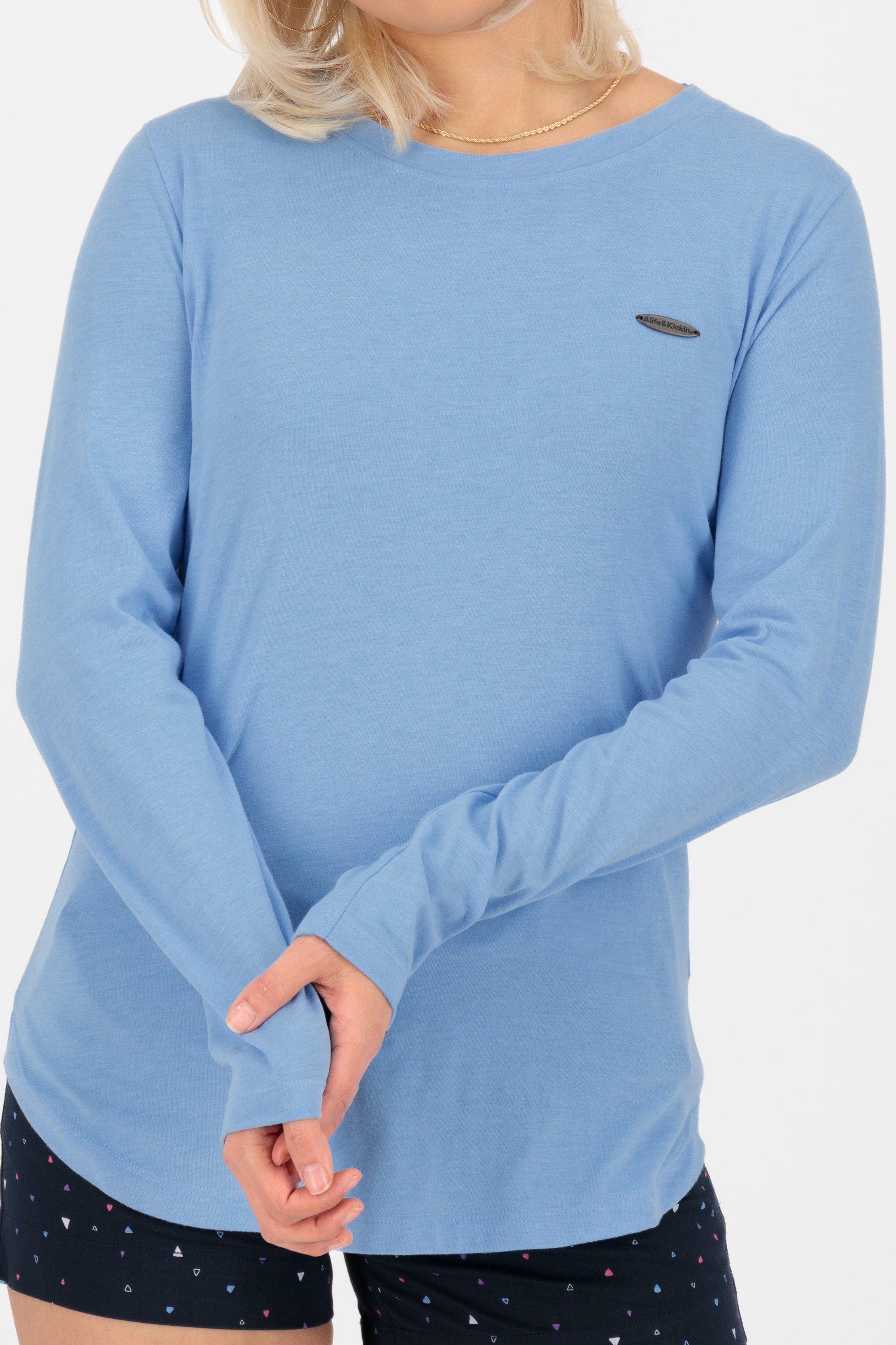 LeaAK A Longsleeve  Hellblau