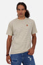T-Shirt Herren NicAK Z mit Streifenmuster pumice