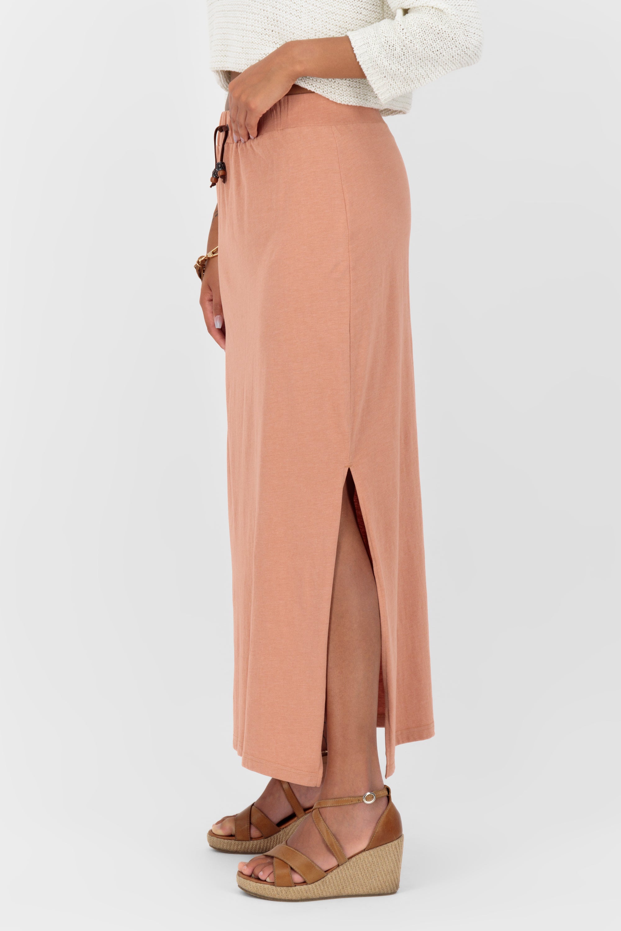 LinaAK A Long Skirt  Rosa