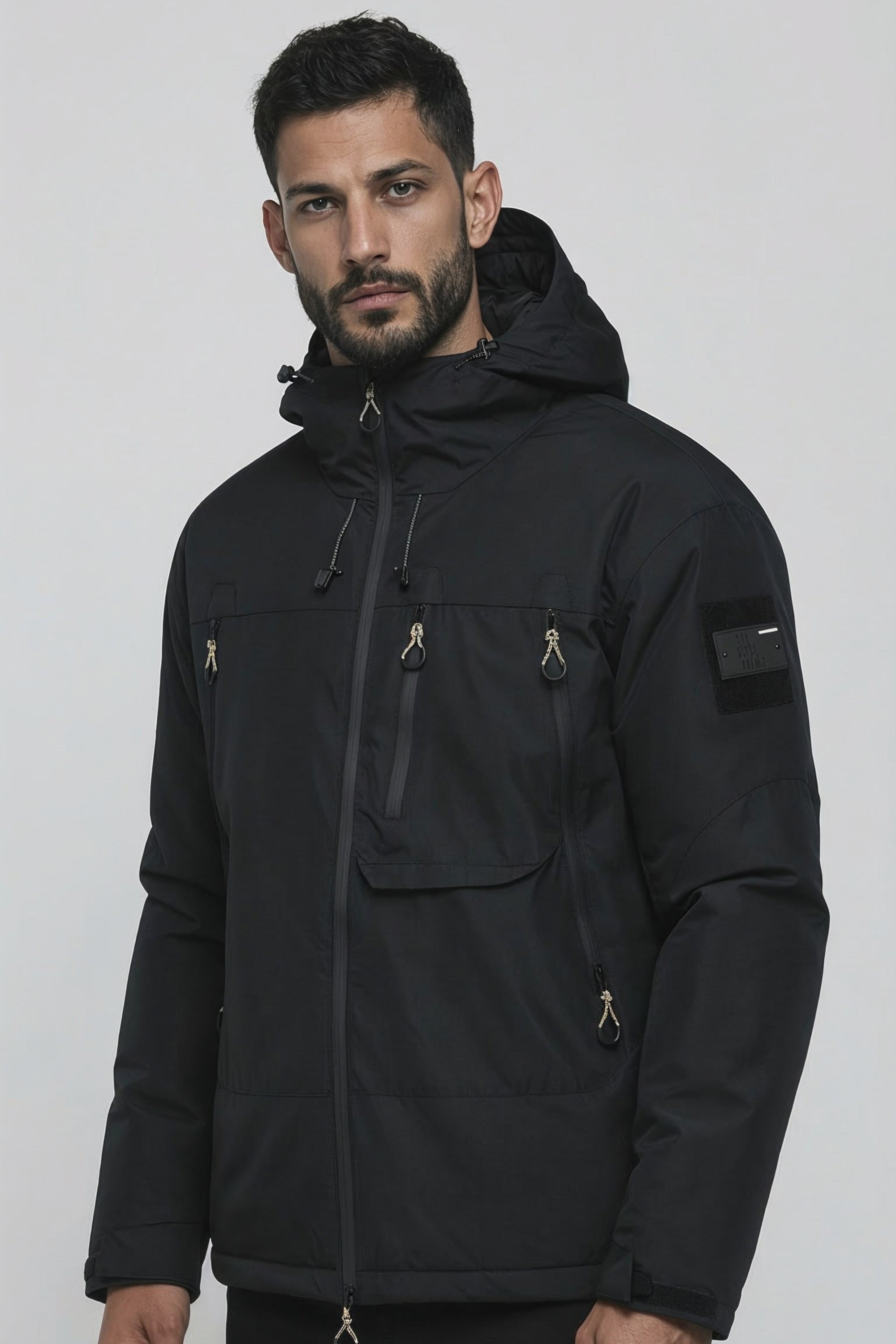 MosesAK A Puffer Jacket Schwarz