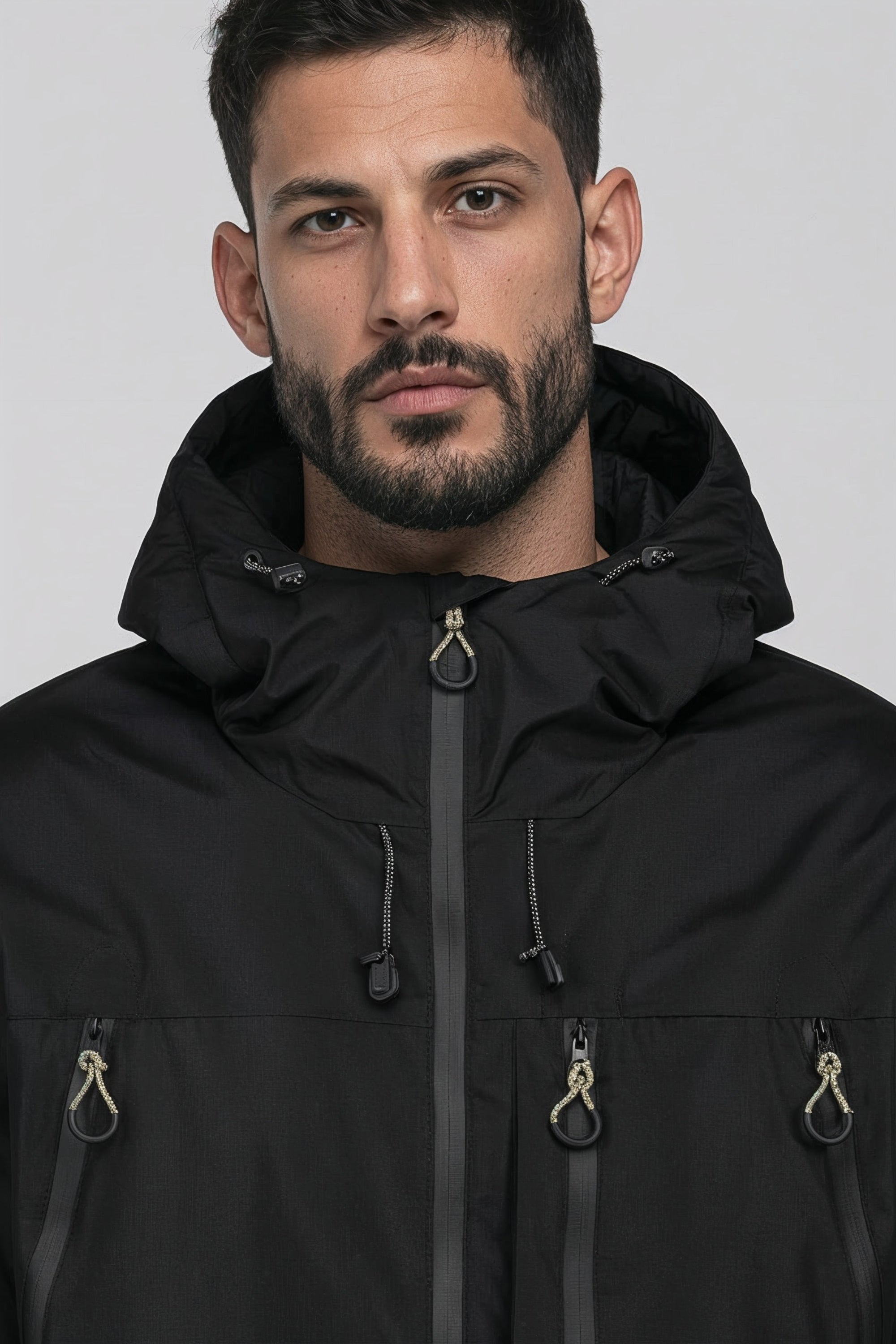 MosesAK A Puffer Jacket Schwarz