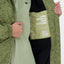Damenjacke mit Alloverprint - Black MambaAK B von Alife and Kickin Grün