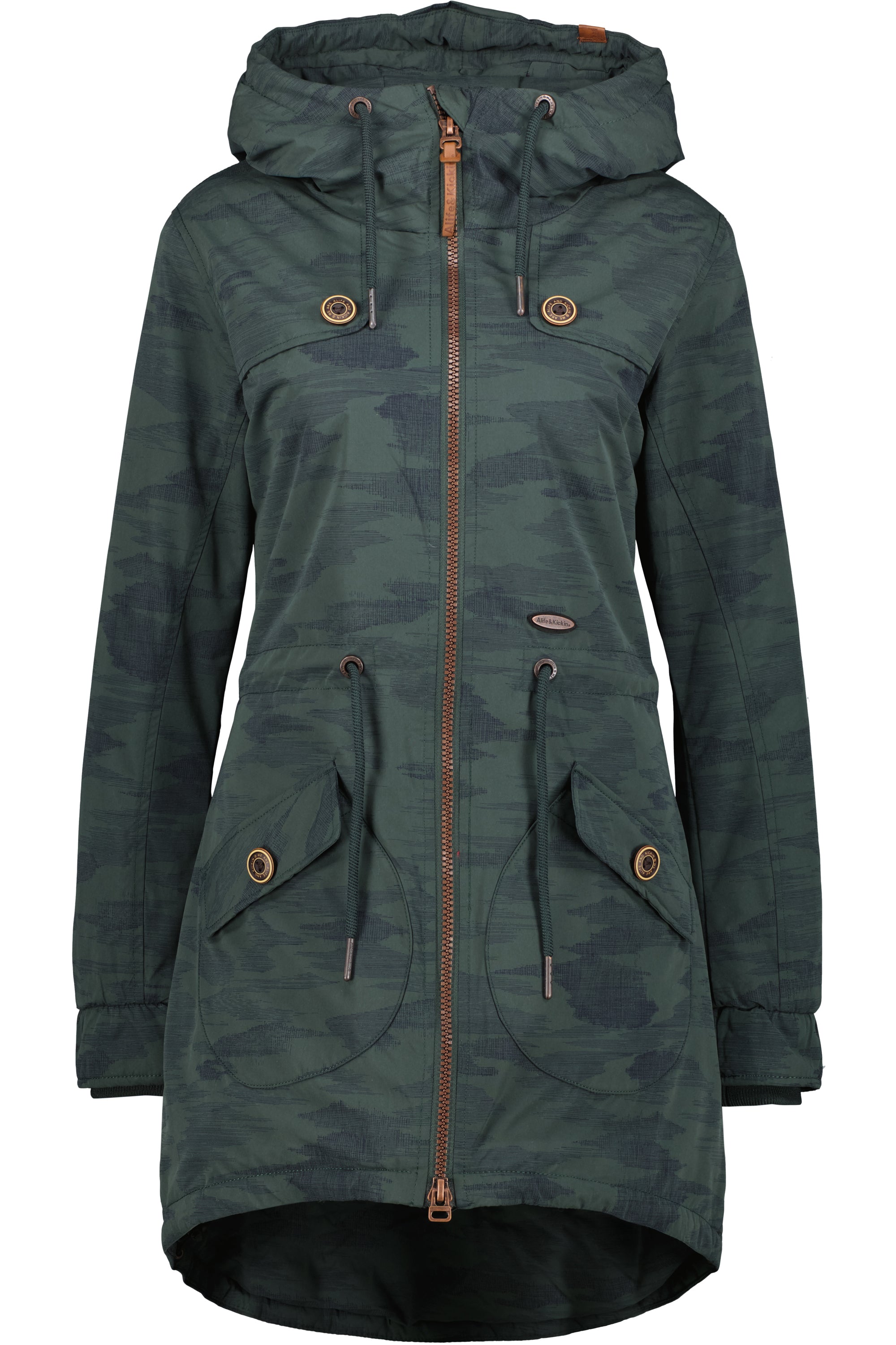 Alife and Kickin CharlotteAK B - Stylische Damenjacke mit figurbetonter Passform Dunkelgrün
