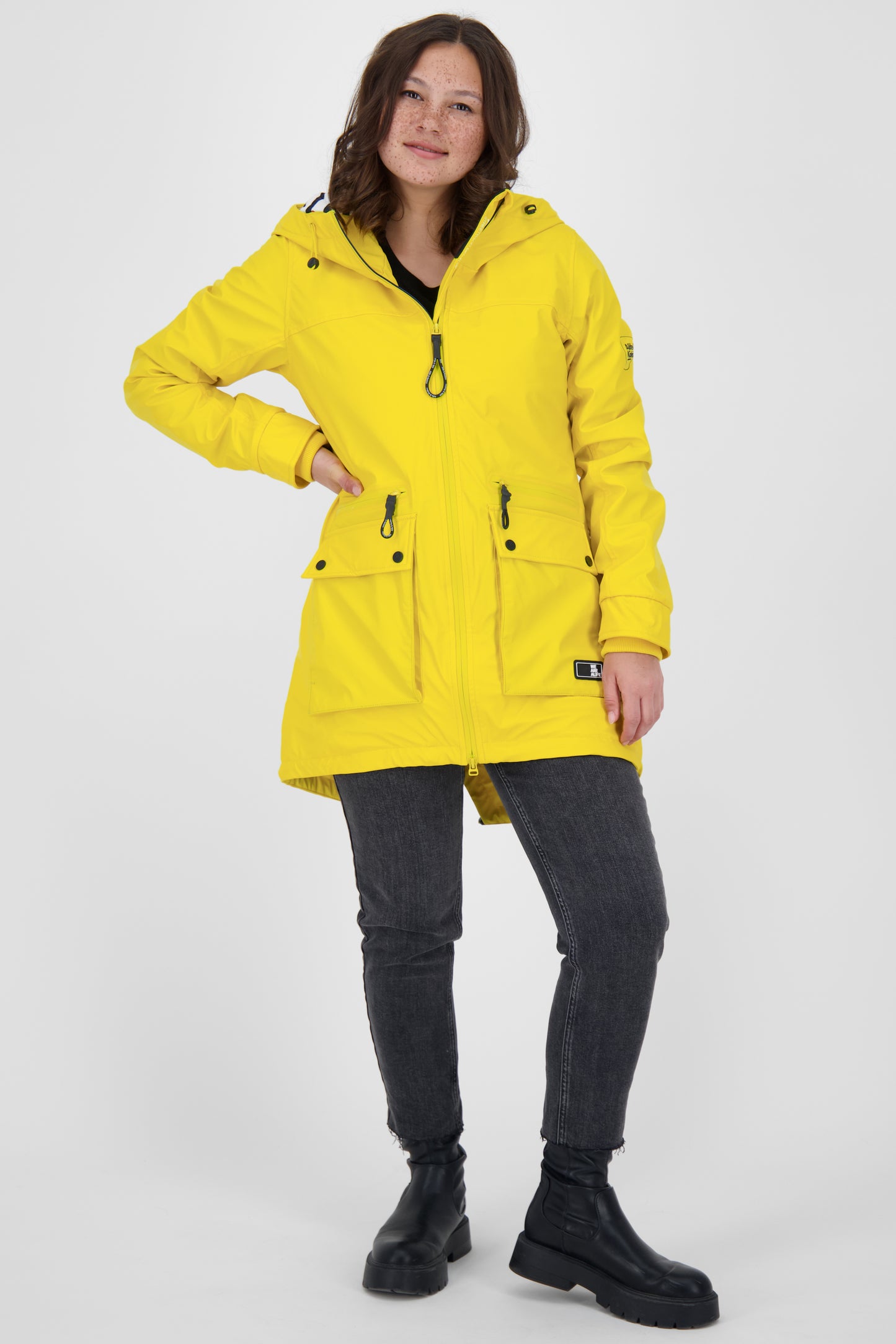 Regenmantel AudreyAK A - warm & modisch in bunten Farben Gelb