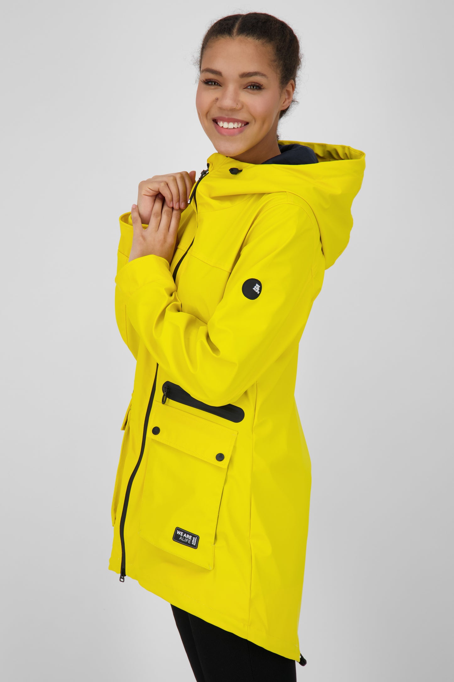 AudreyAK Regenjacke für Damen - Modisch und funktional Gelb