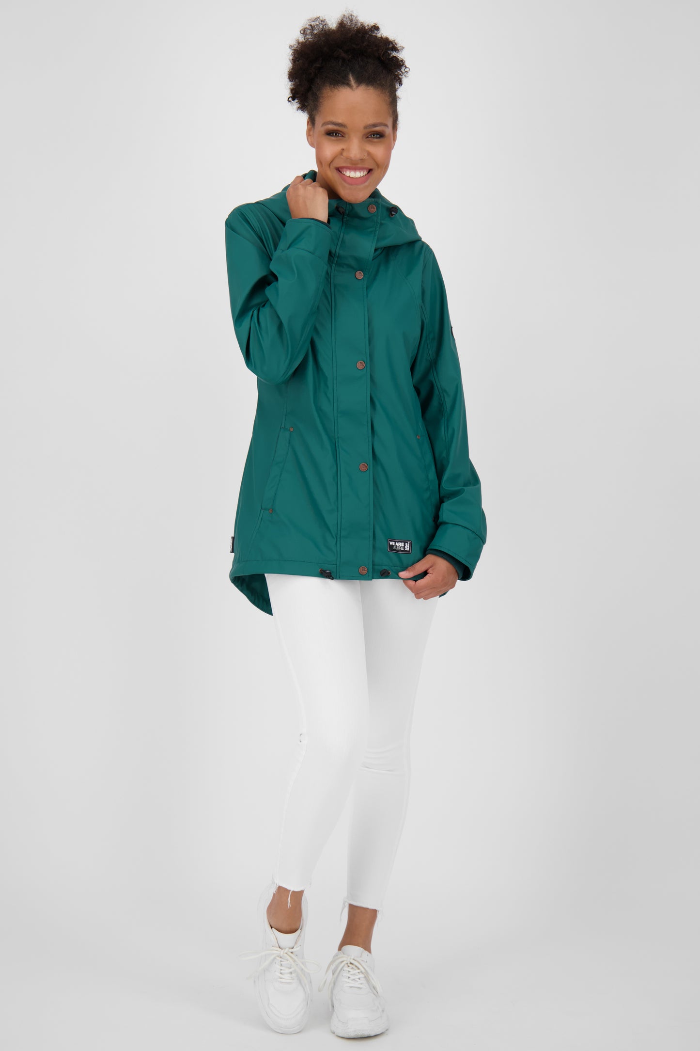 Damenjacke ElmaAK - Komfortable Übergangsjacke für aktive Frauen Dunkelgrün