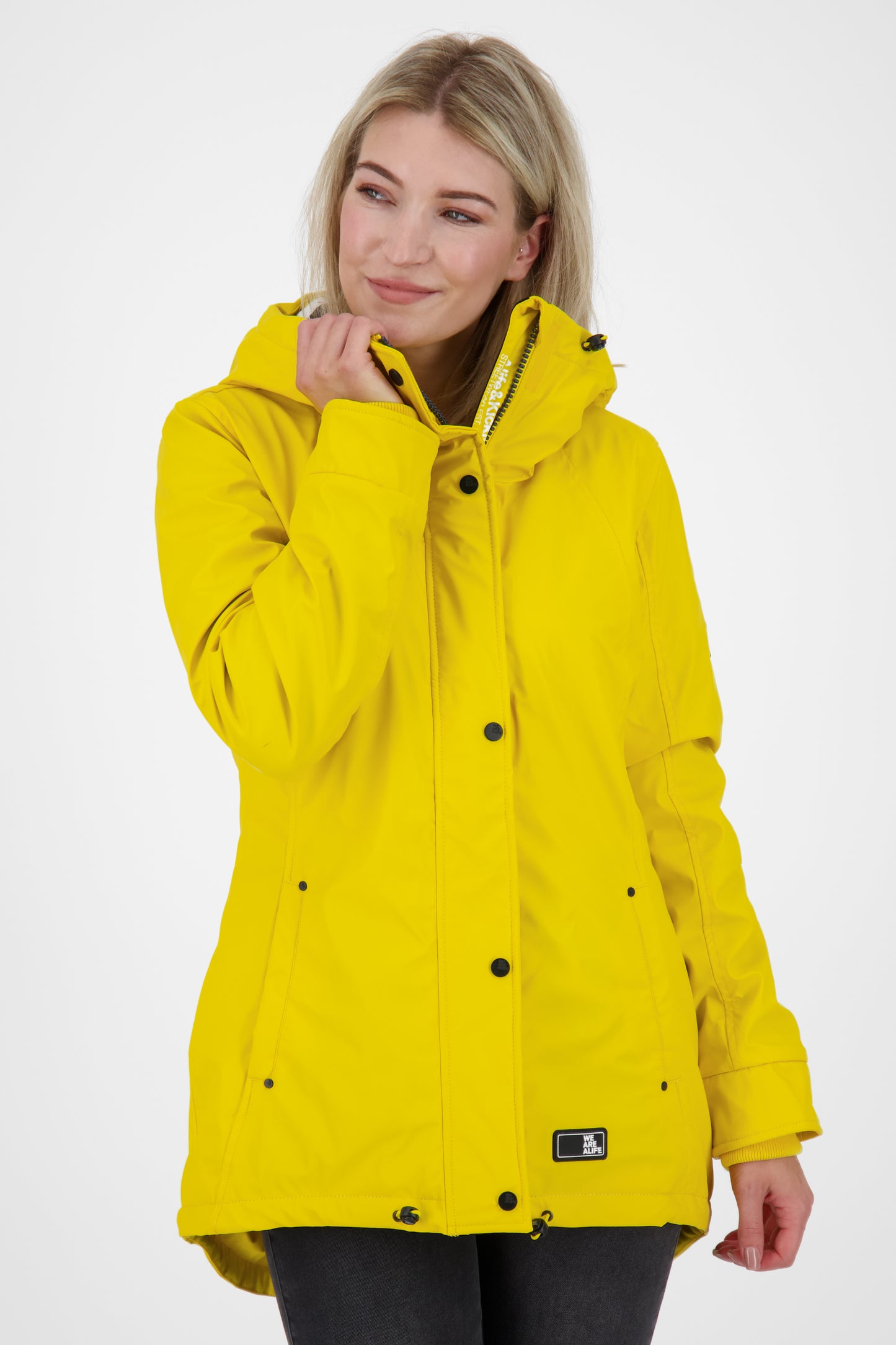 Damen Winterjacke ElmaAK A - Stilvoll und robust Gelb
