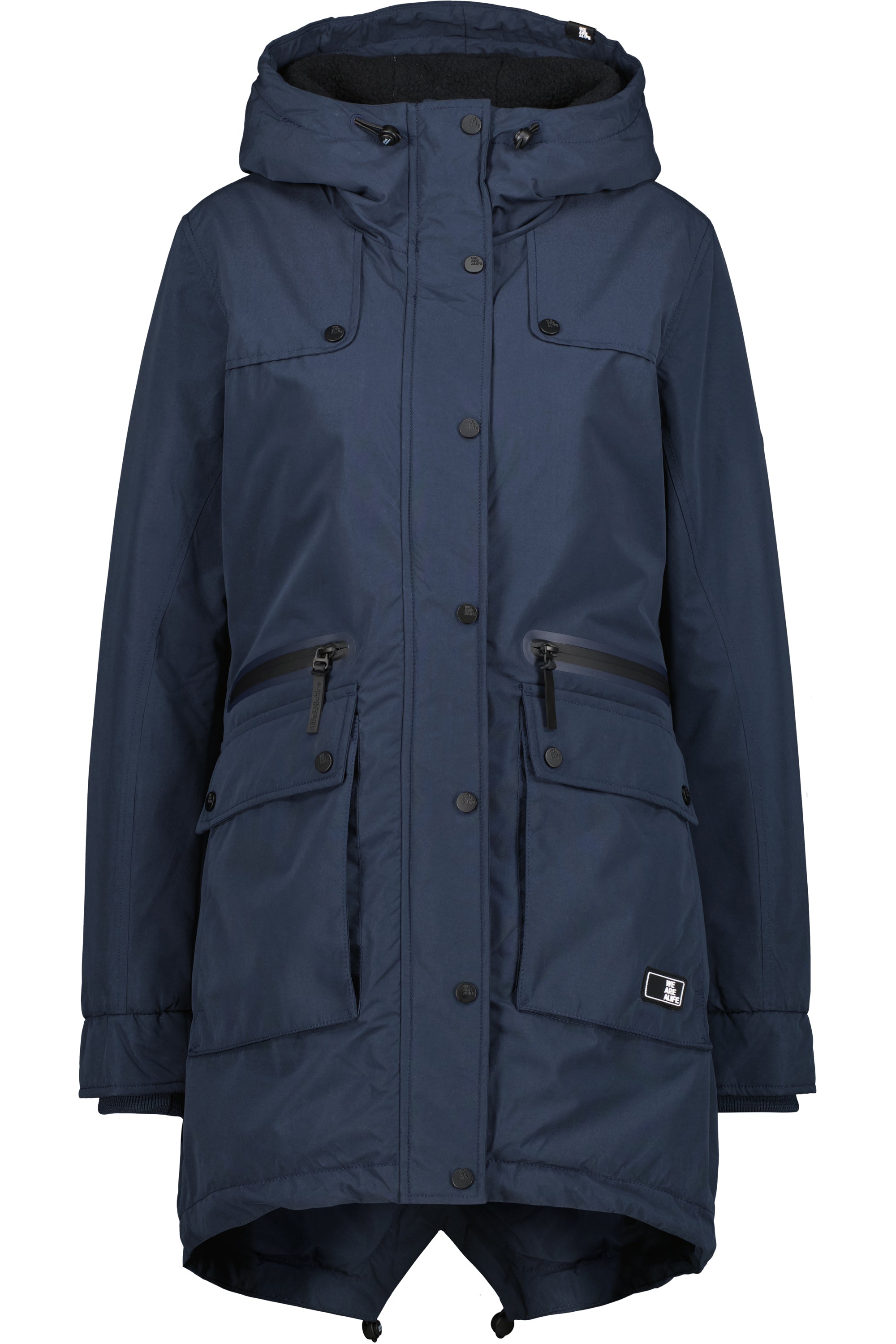 Alife and Kickin CharlotteAK A Damenjacke für Übergangszeit Dunkelblau