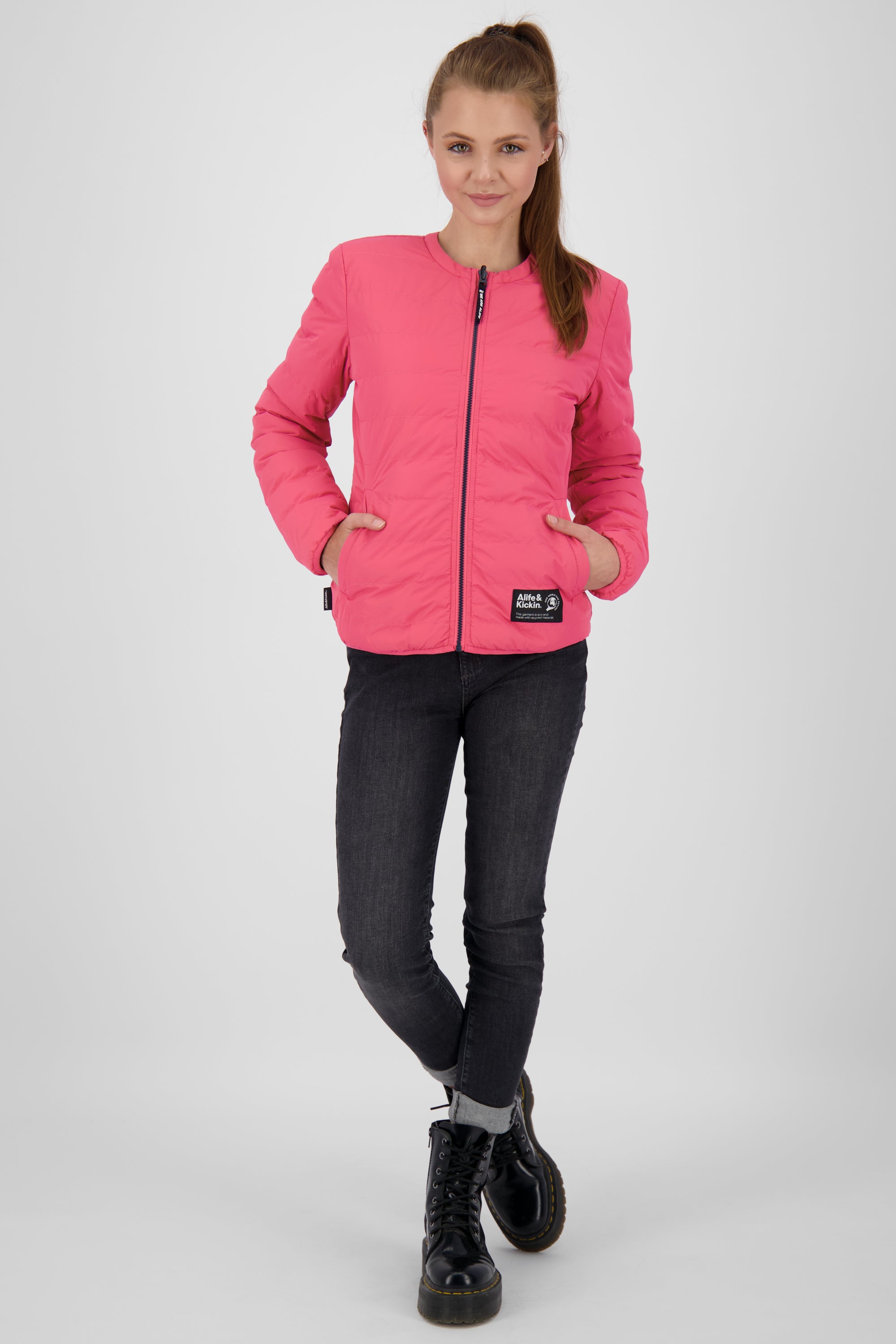 Beidseitig tragbare Damen Wendejacke - NovaAK von Alife and Kickin Pink