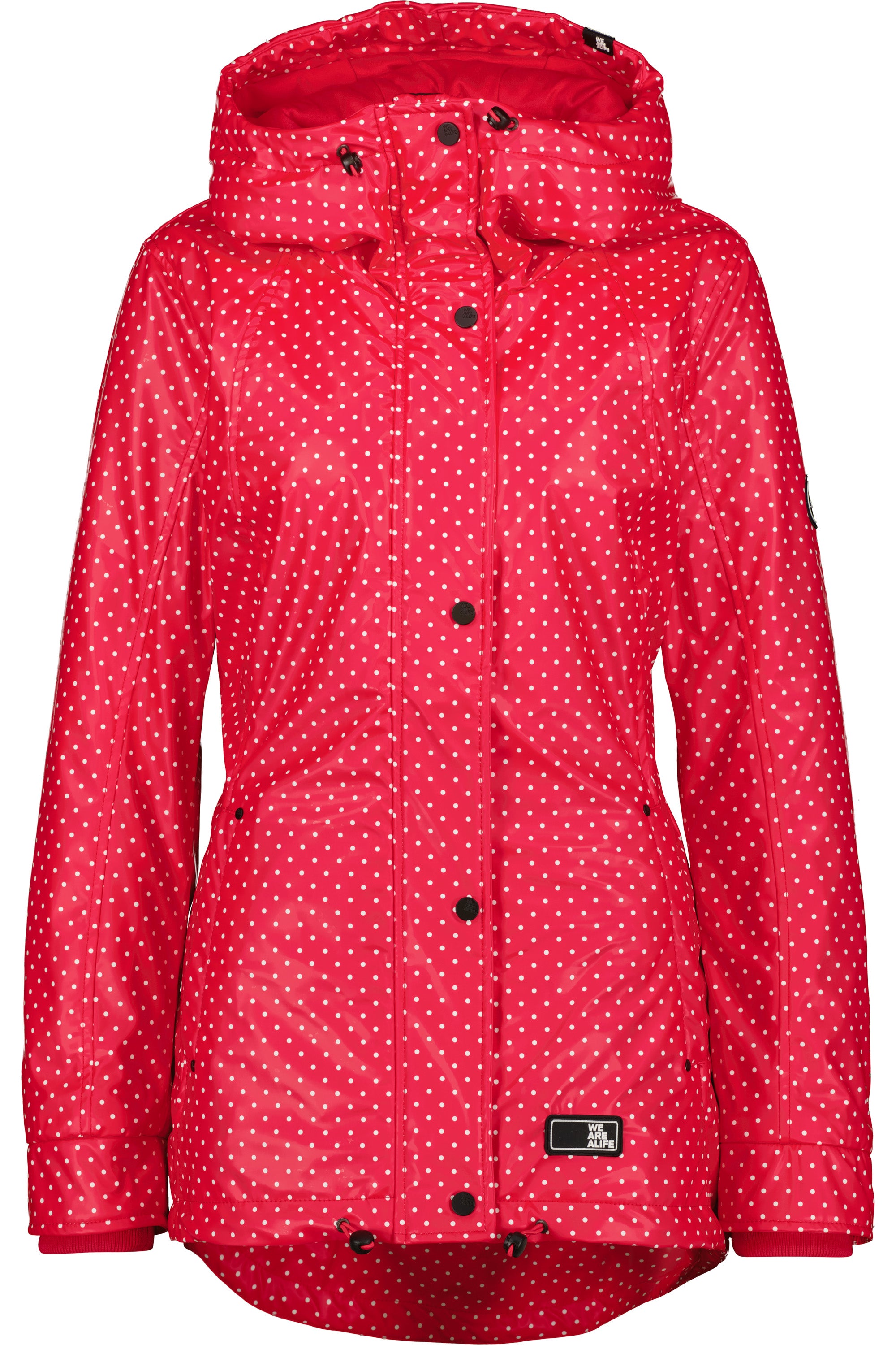 Regenjacke ElmaAK B für Damen - perfekter Schutz bei jedem Wetter Rot
