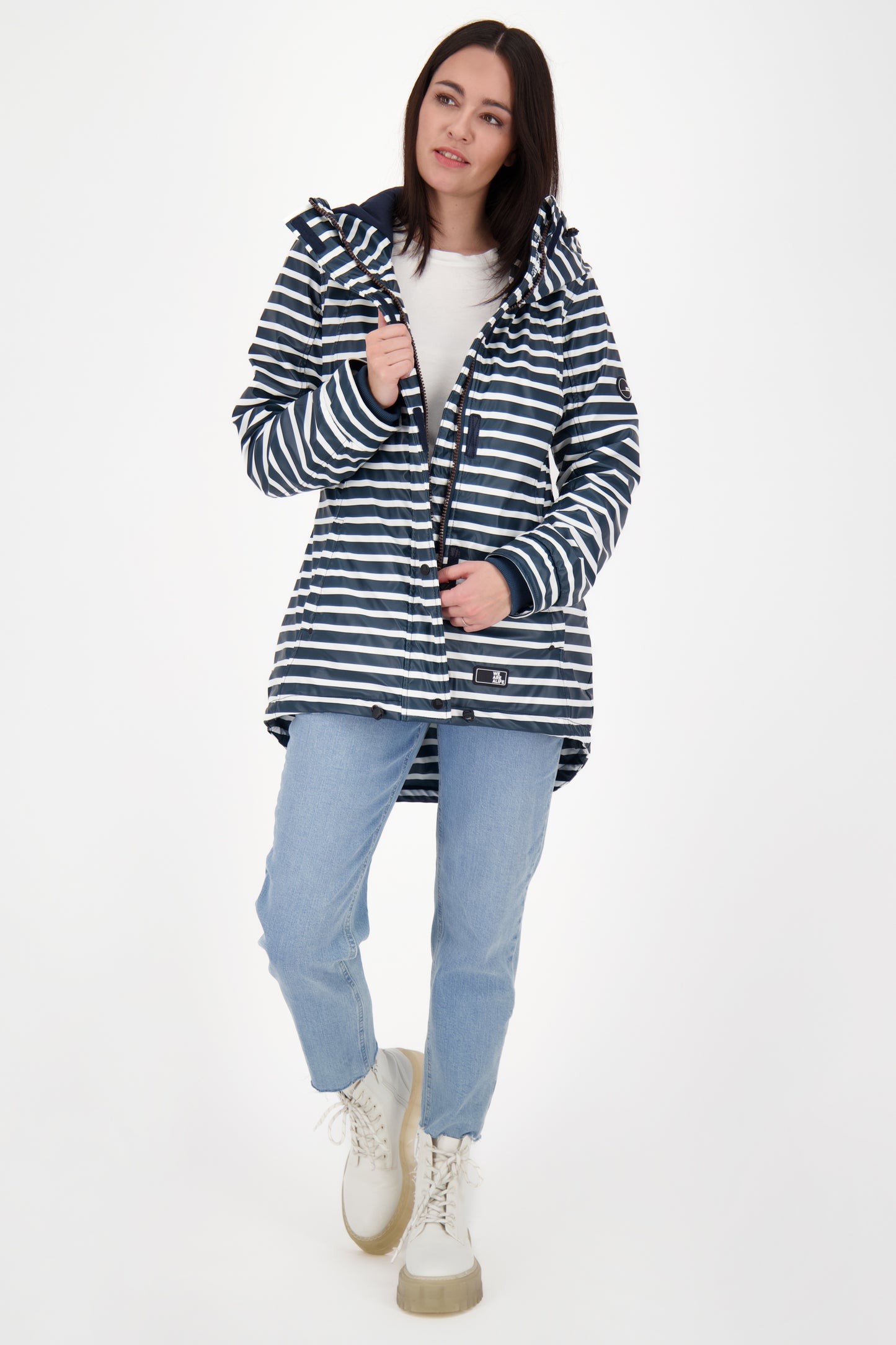 Regenjacke ElmaAK B für Damen - perfekter Schutz bei jedem Wetter Dunkelblau