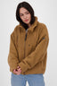 Kuschelige Teddyjacke für Damen von Alife and Kickin - KaluaAK G Braun