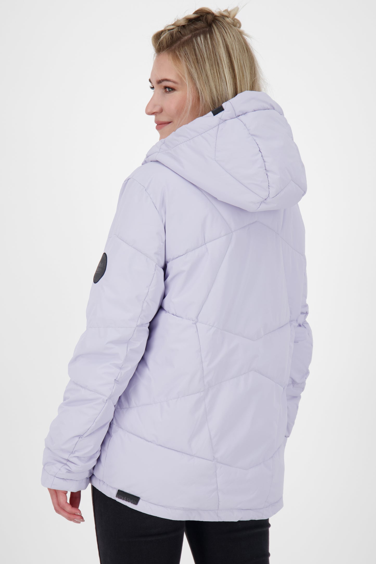 Wattierte Damenjacke KasandraAK A - Perfekt für den Winter und kühle Abende Violett