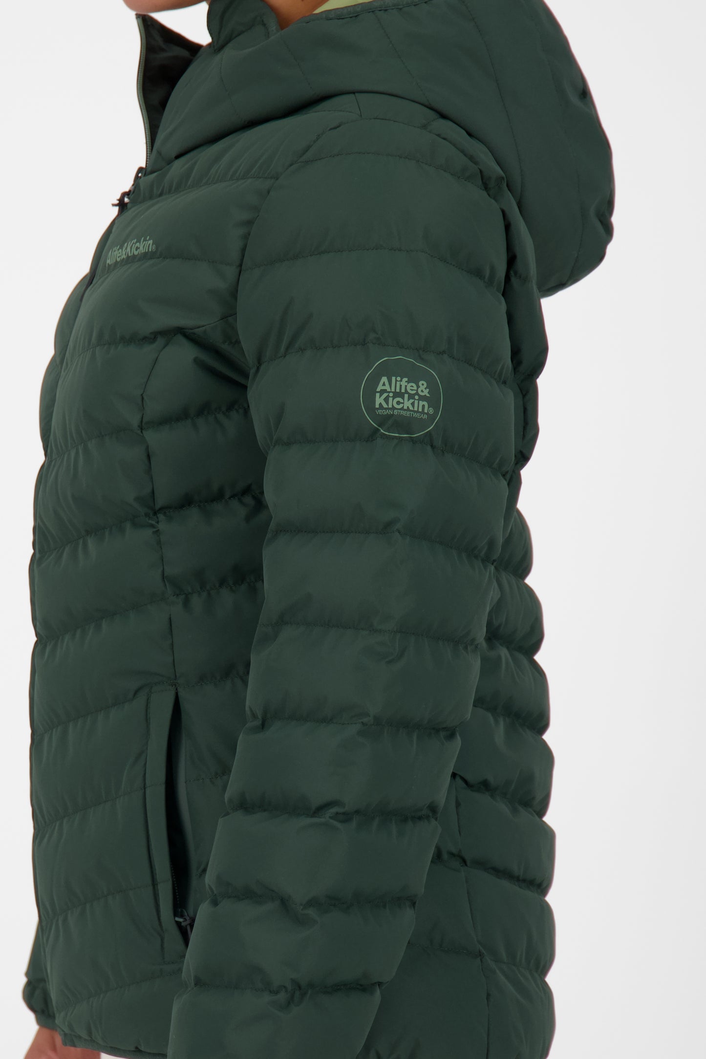 Damenjacke RabeaAK A von Alife and Kickin - warm, stylisch & funktional Dunkelgrün