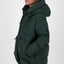 Damen Pufferjacke RachelAK A - Funktionales Design mit voluminöser Kapuze Dunkelgrün