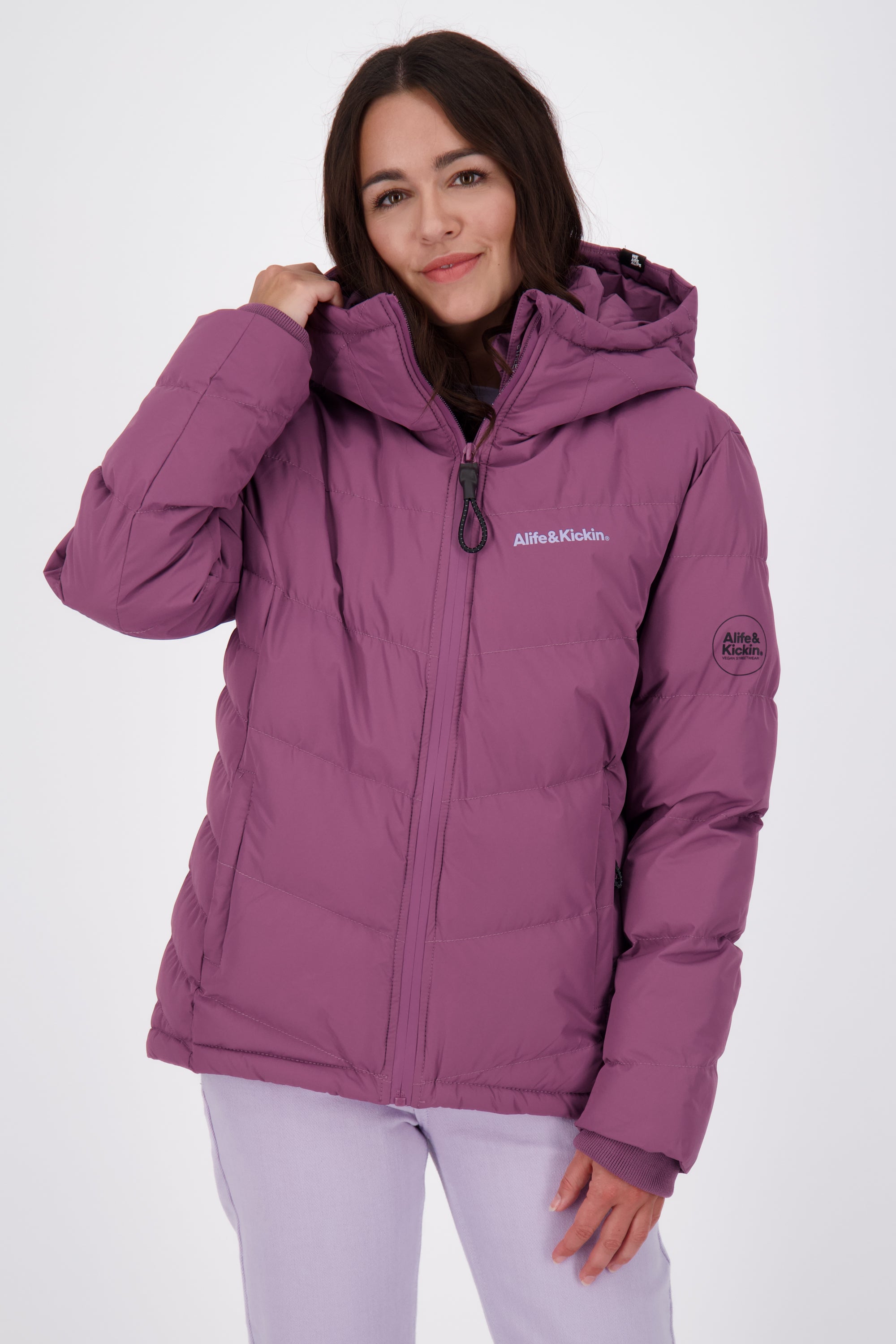 Trendige Steppjacke Damen RaianaAK A - der ideale Begleiter Violett