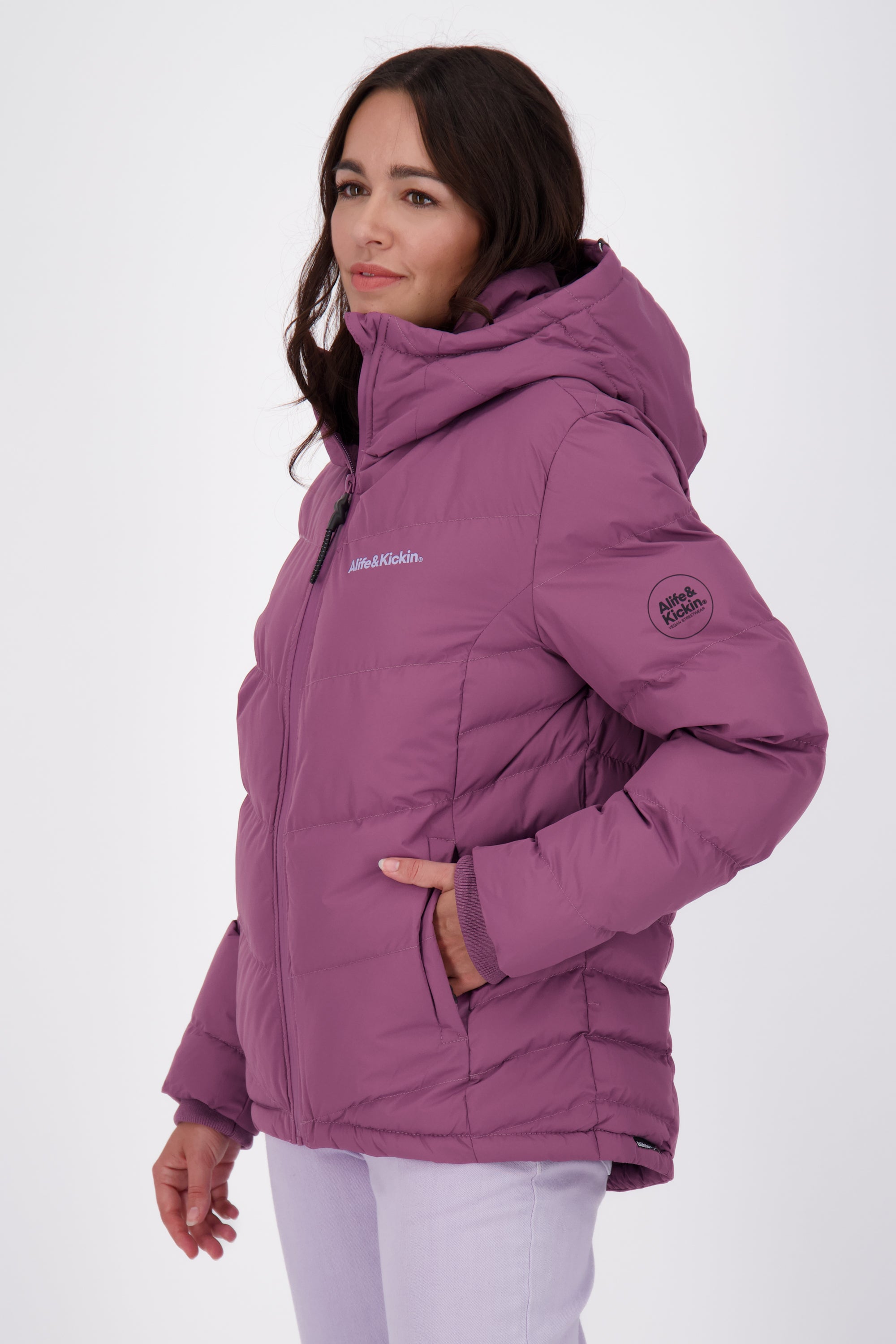 Trendige Steppjacke Damen RaianaAK A - der ideale Begleiter Violett