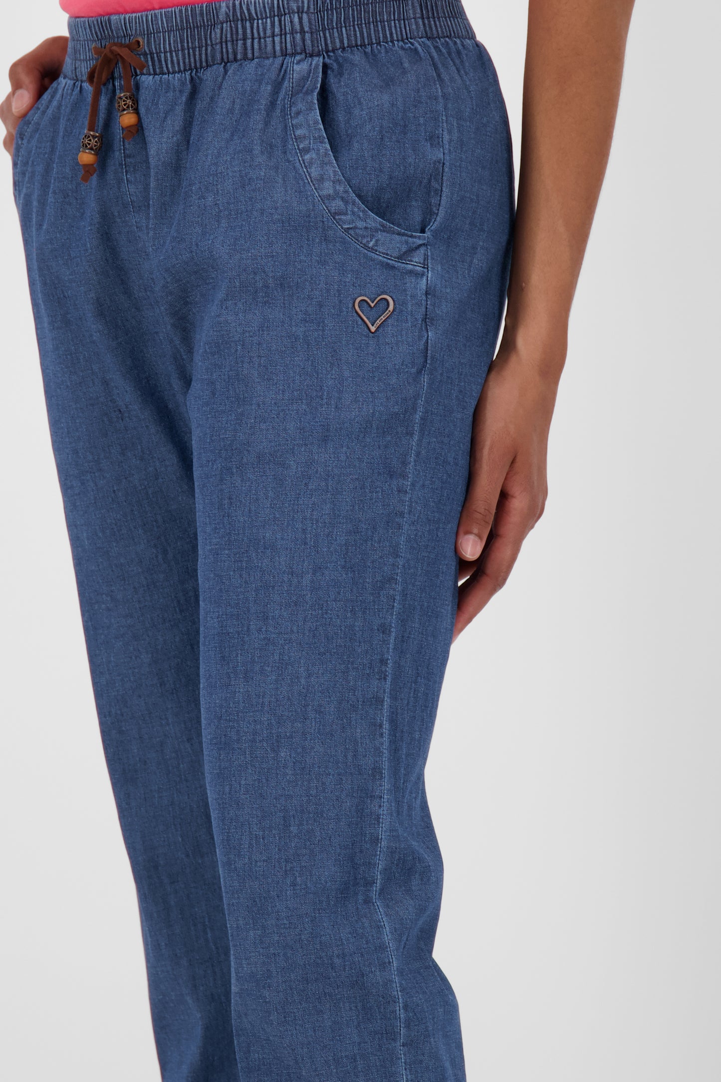 AliciaAK DNM A - Bequeme Damenhose mit individuellem Look Dunkelblau